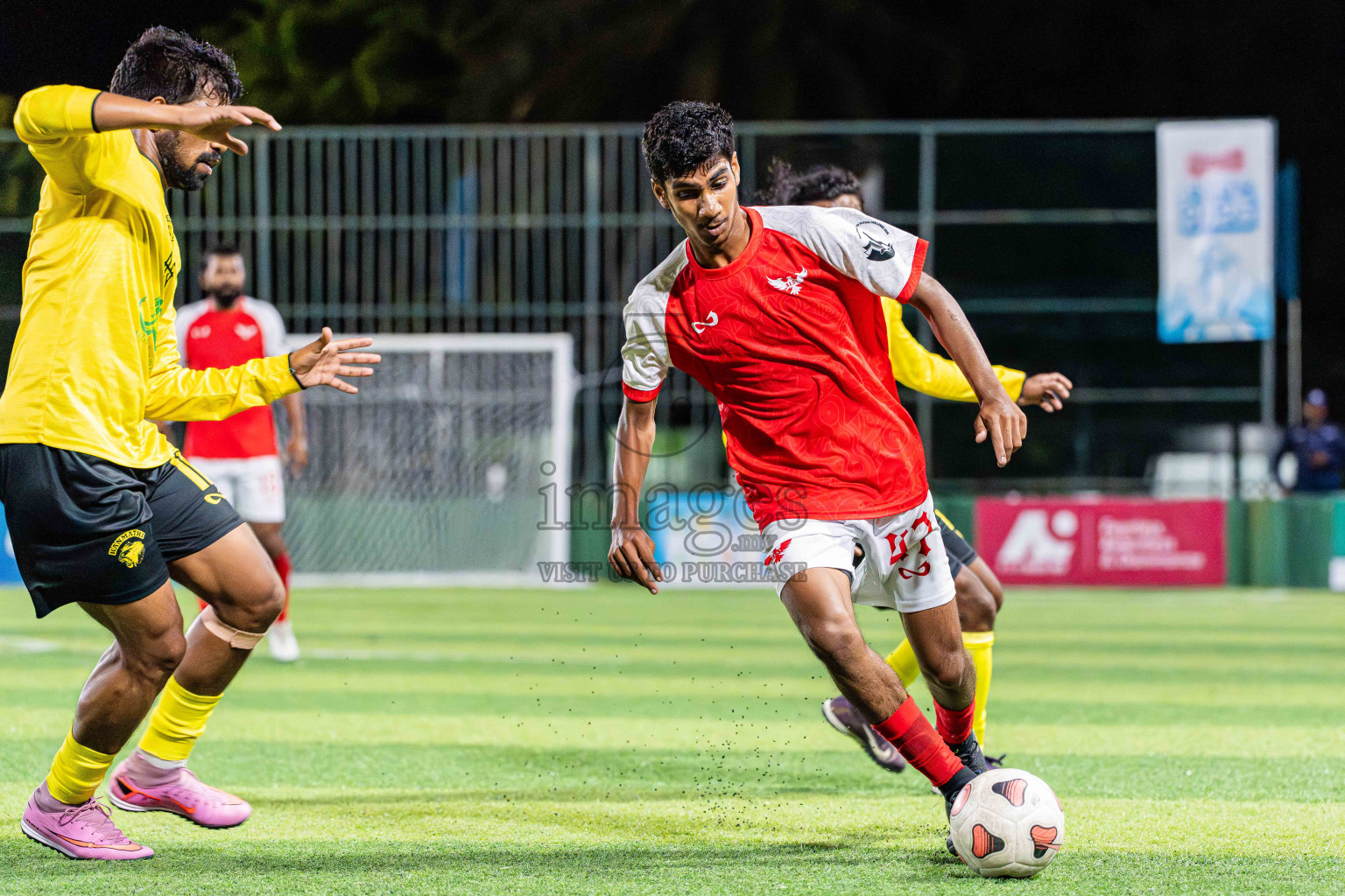 Kanmathi SC VS BEST in Day 4 - Fonadhoo Youth Futsal Challenge 2025 held in Fonadhoo Futsal Stadium, L. Fonadhoo, Maldives on Wednesday, 29th October 2025 Photos: Arif Rasheed / images.mv