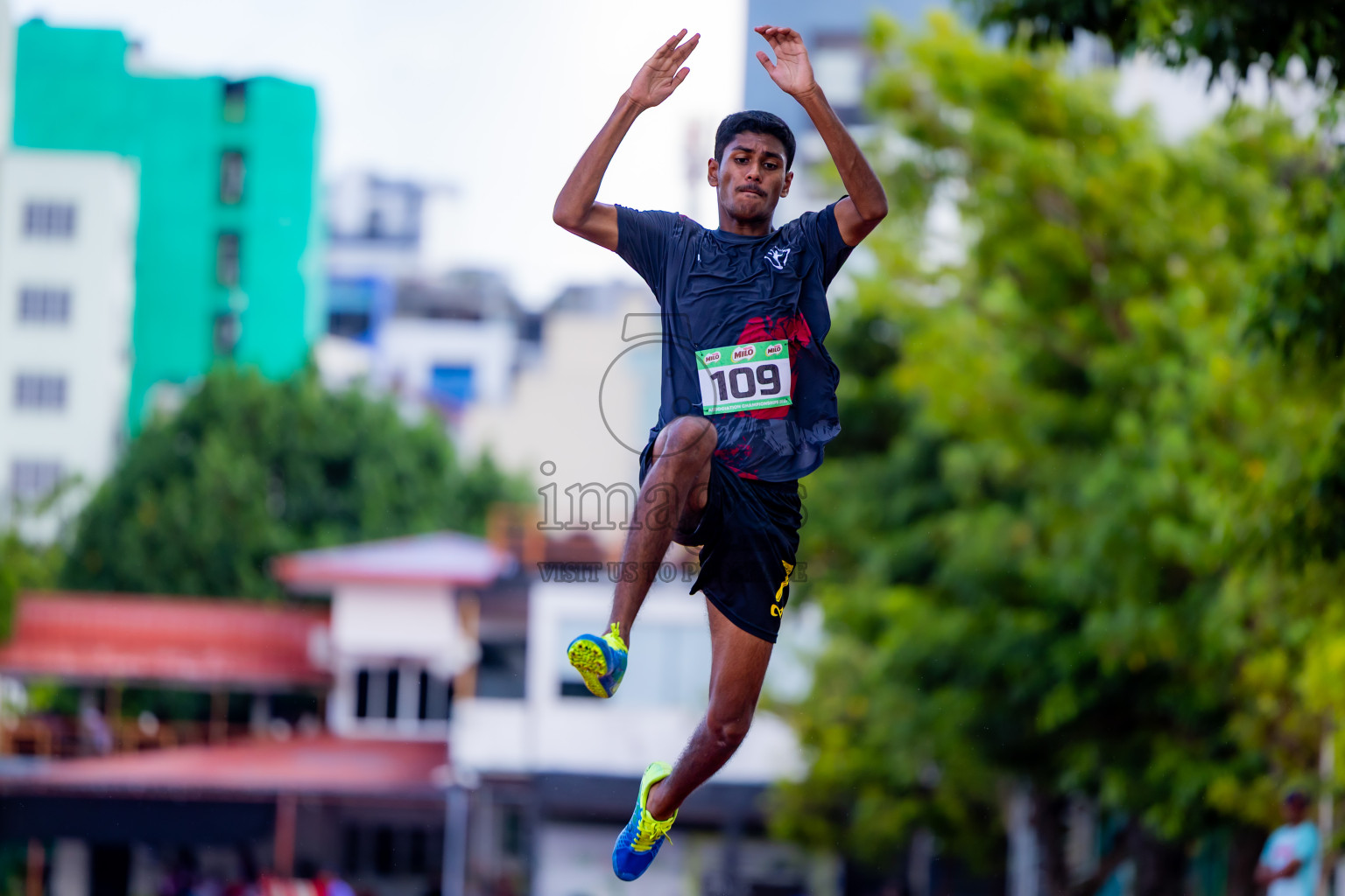 Day 2 of 12th Milo Association Championships was held in Ekuveni Track at Male', Maldives on Friday, 25th April 2025. Photos: Nausham Waheed / images.mv