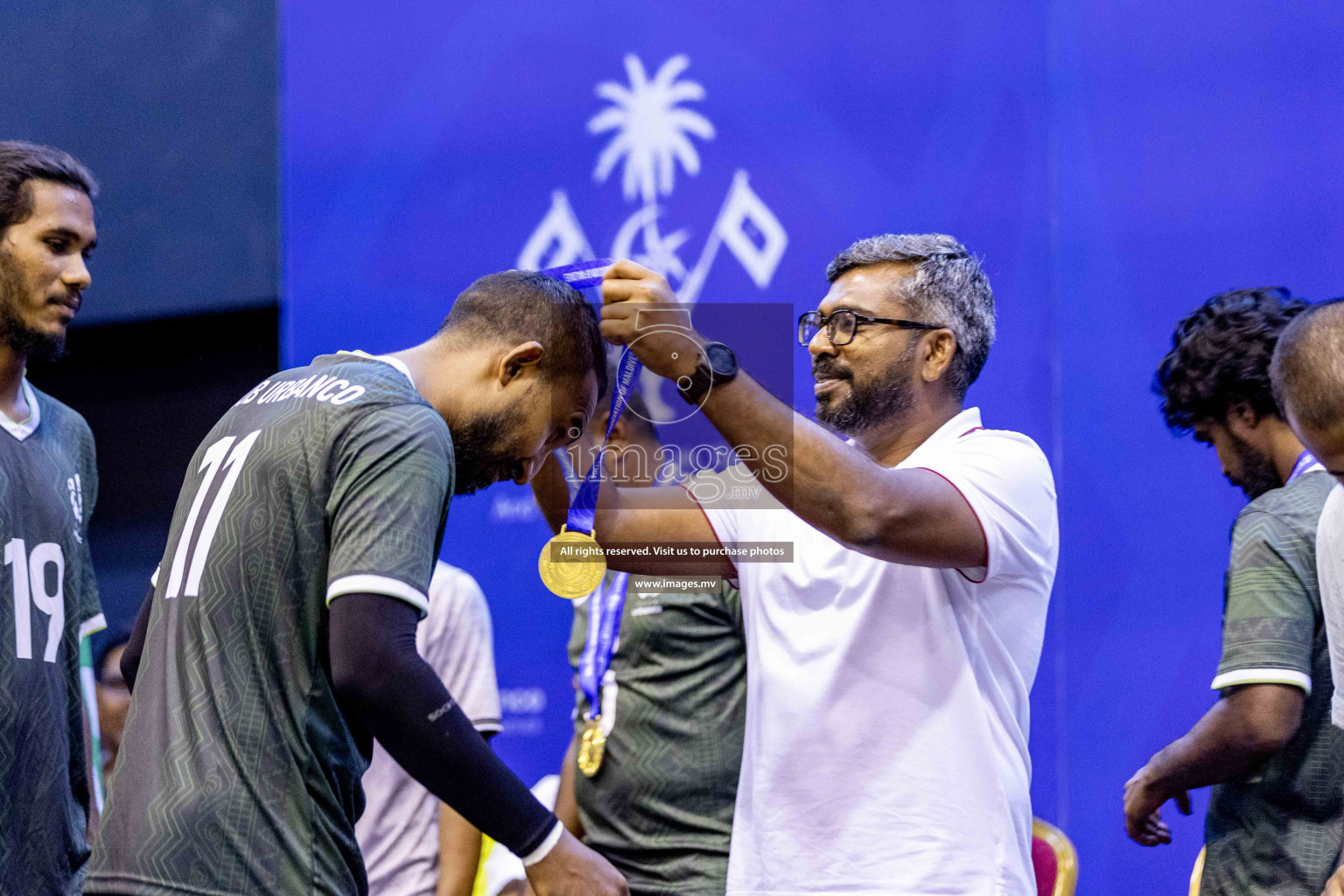 Final of Inter Company-Office Volleyball Tournament 2023 was held in Social Center, Male', Maldives on Saturday, 20th May 2023.  Photos: Ismail Thoriq / images.mv