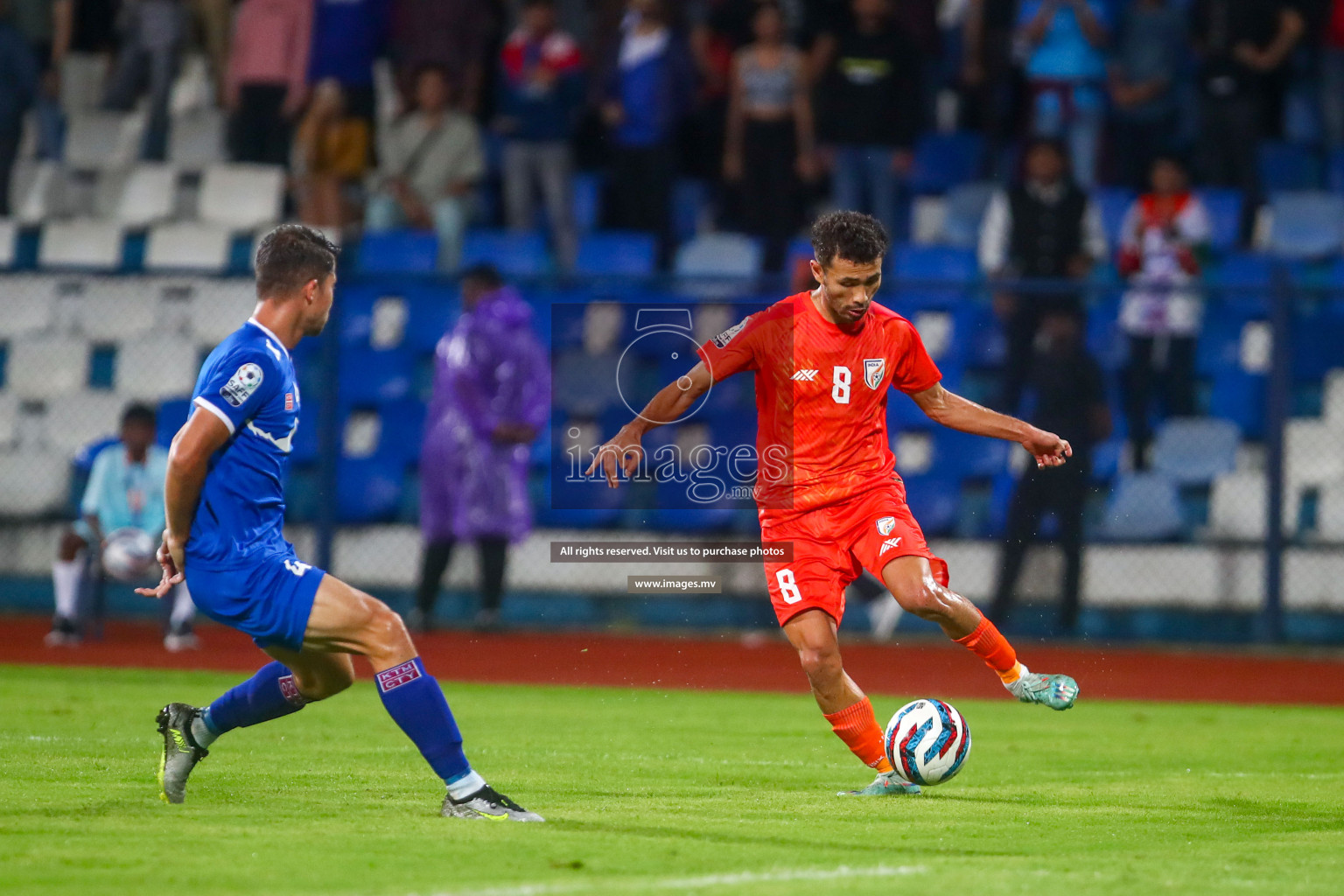 Nepal vs India in SAFF Championship 2023 held in Sree Kanteerava Stadium, Bengaluru, India, on Saturday, 24th June 2023. Photos: Nausham Waheed / images.mv