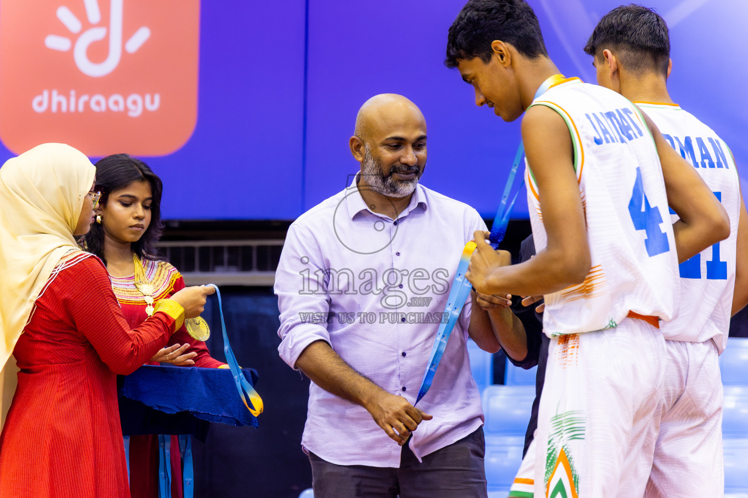 Closing Ceremony of Under 16 Asian Cup SABA Qualifiers 2025 was held in Social Center, Male', Maldives on Sunday, 15th June 2025. Photos: Nausham Waheed / images.mv