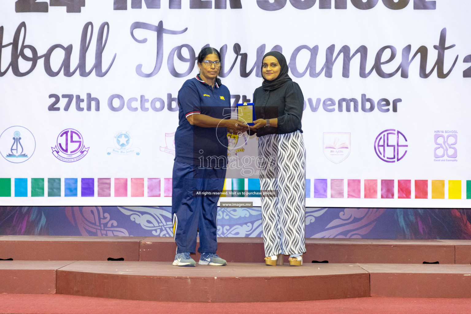 Final of 24th Interschool Netball Tournament 2023 was held in Social Center, Male', Maldives on 7th November 2023. Photos: Nausham Waheed / images.mv