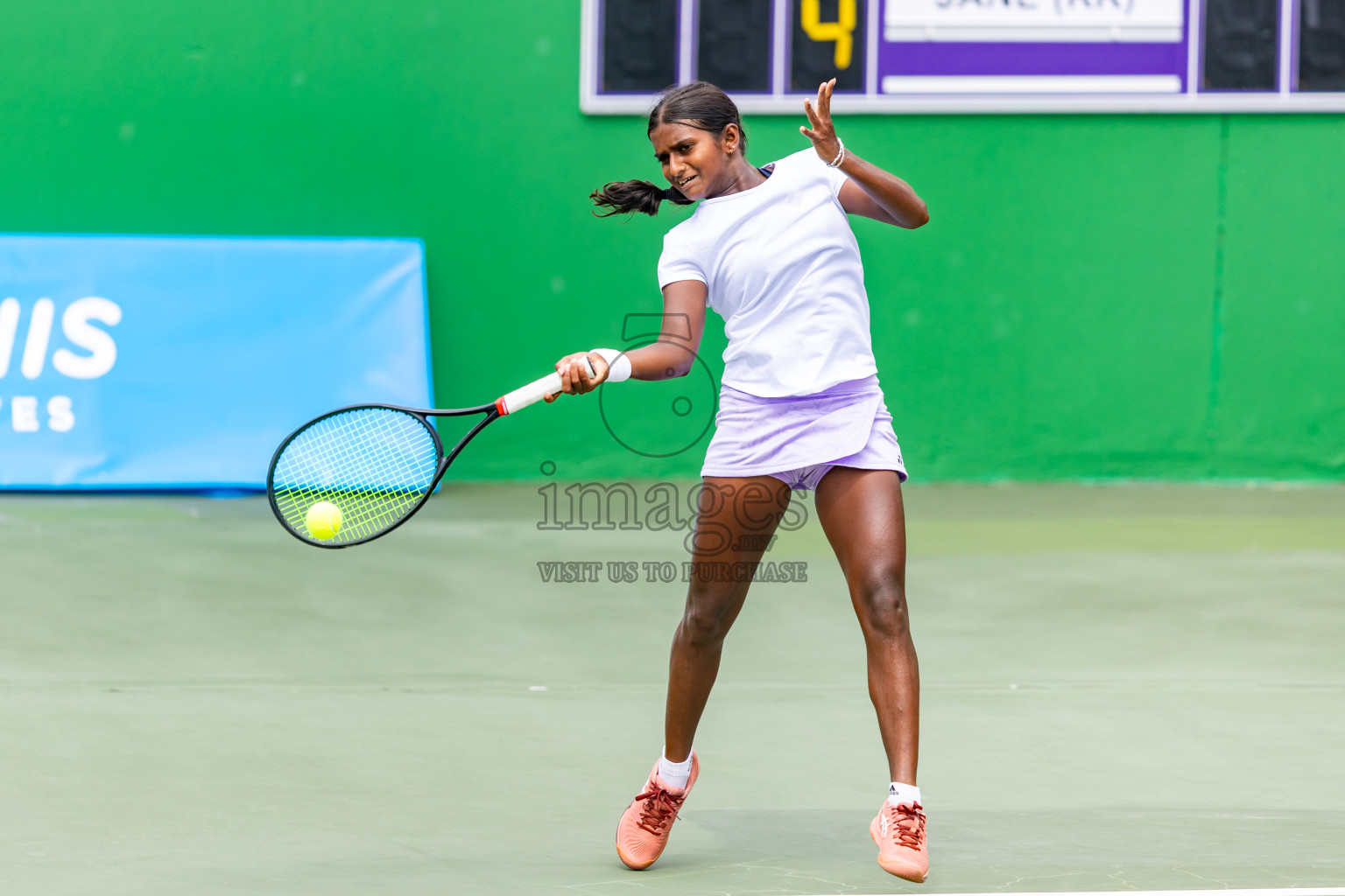 Day 7 of ATF Maldives Junior Open Tennis was held in Male' Tennis Court, Male', Maldives on Wednesday, 18th December 2024. Photos: Nausham Waheed/ images.mv