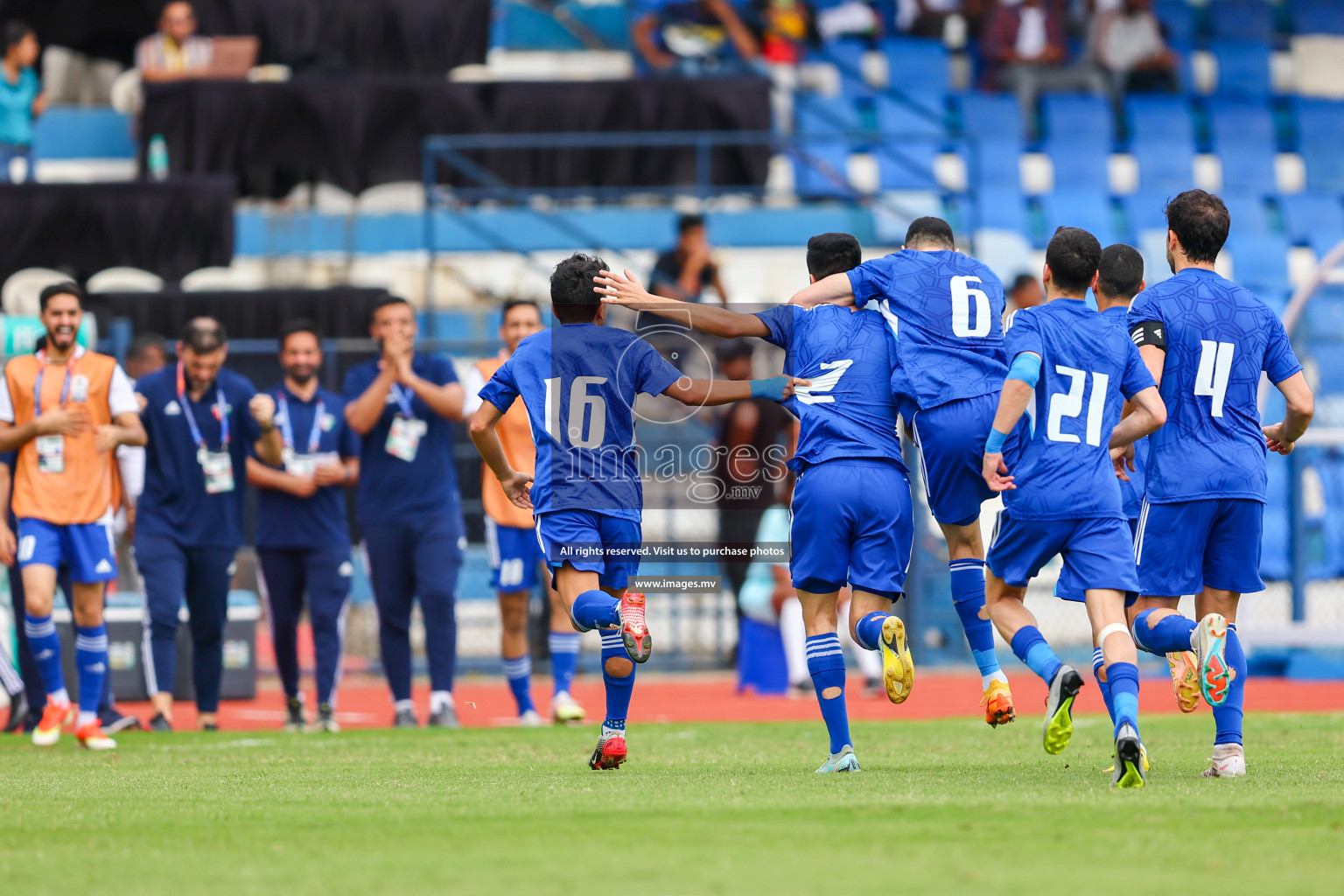 Pakistan vs Kuwait in SAFF Championship 2023 held in Sree Kanteerava Stadium, Bengaluru, India, on Saturday, 24th June 2023. Photos: Nausham Waheed, Hassan Simah / images.mv