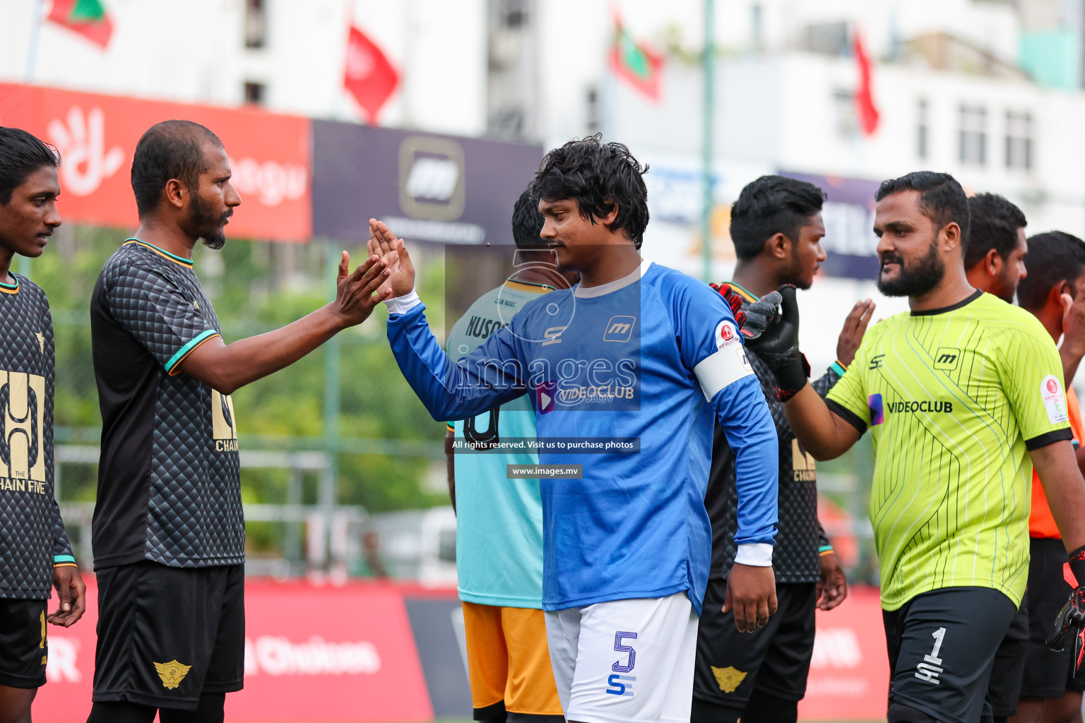 AVSEC vs Medianet in Club Maldives Cup 2023 held in Hulhumale, Maldives, on Sunday, 30th July 2023 Photos: Nausham Waheed / images.mv