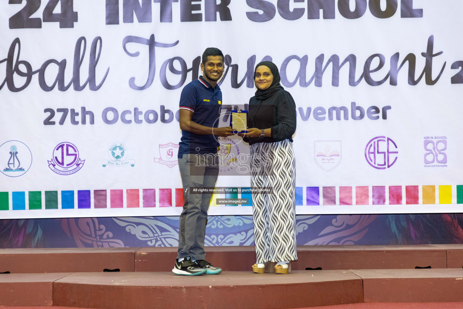 Final of 24th Interschool Netball Tournament 2023 was held in Social Center, Male', Maldives on 7th November 2023. Photos: Nausham Waheed / images.mv