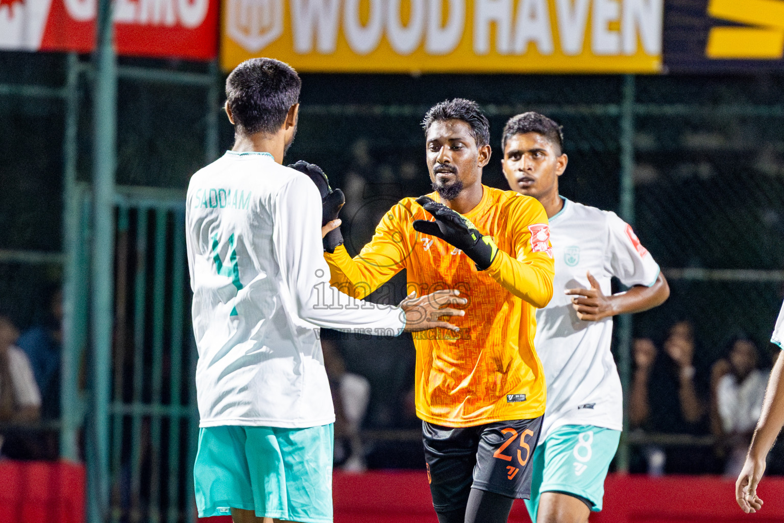 F Dharanboodhoo VS F Nilandhoo in Day 7 of Golden Futsal Challenge 2025 was held on Saturday, 11th January 2025, in Hulhumale', Maldives Photos: Nausham Waheed / images.mv