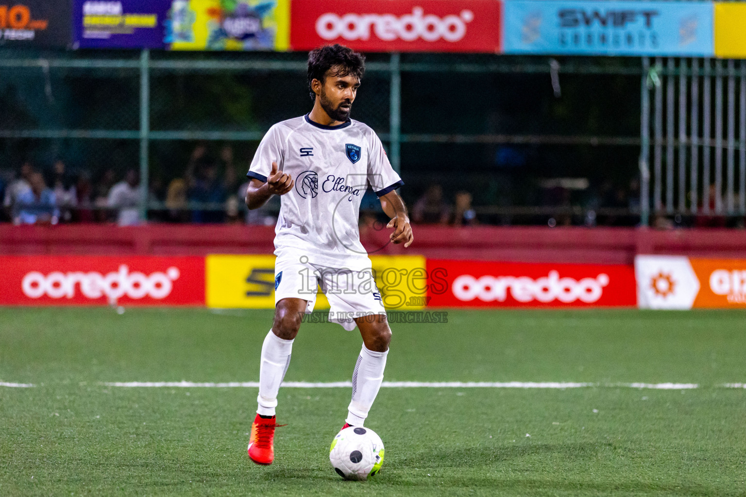 M. Raiymandhoo vs M. Veyvah in Day 19 of Golden Futsal Challenge 2024 was held on Friday, 2nd February 2024 in Hulhumale', Maldives Photos: Hassan Simah / images.mv