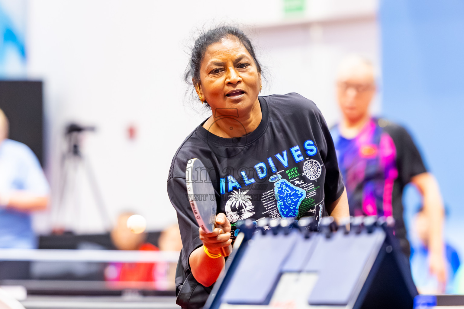 Day 1 of 1st Thoddoo Masters Table Tennis Tournament was held on Thursday, 21st August 2025 in AA Thoddoo, Maldives. Photos: Nausham Waheed / images.mv