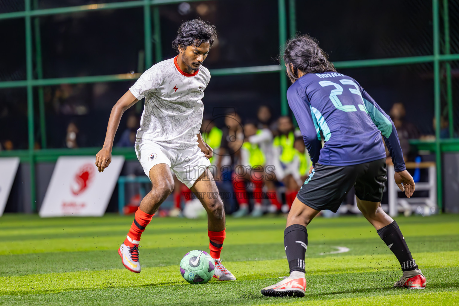 Nova SC vs Anakee SC in Day 9 of BG Futsal Challenge 2024 was held on Wednesday, 20th March 2024, in Male', Maldives
Photos: Ismail Thoriq / images.mv