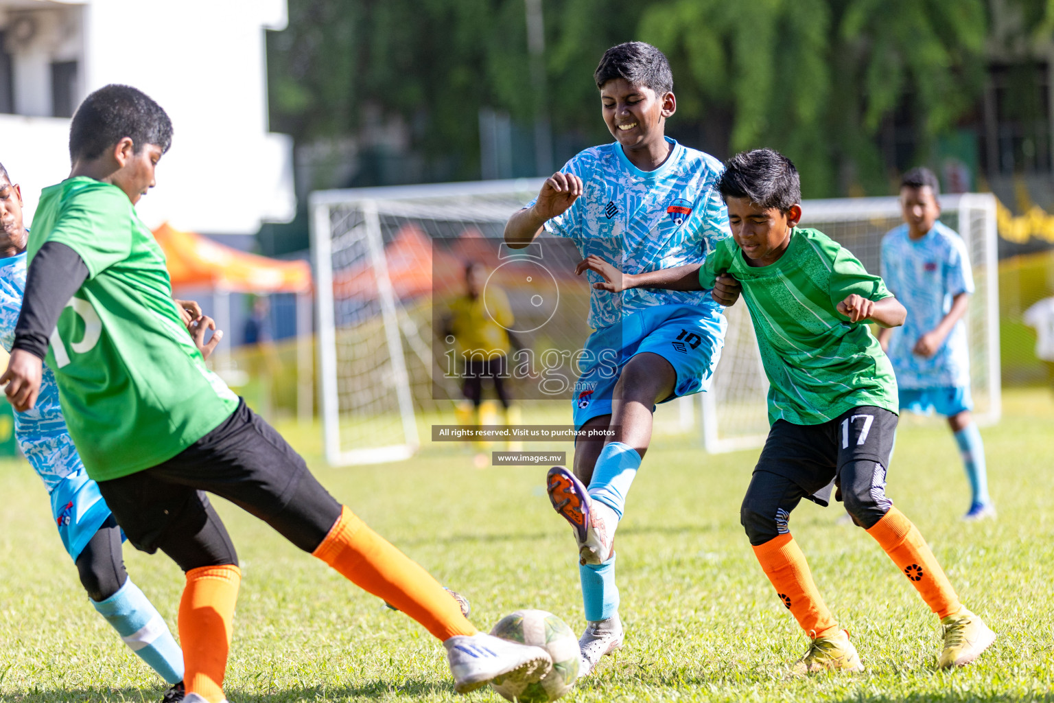 Day 2 of MILO Academy Championship 2023 (U12) was held in Henveiru Football Grounds, Male', Maldives, on Saturday, 19th August 2023. Photos: Nausham Waheedh / images.mv