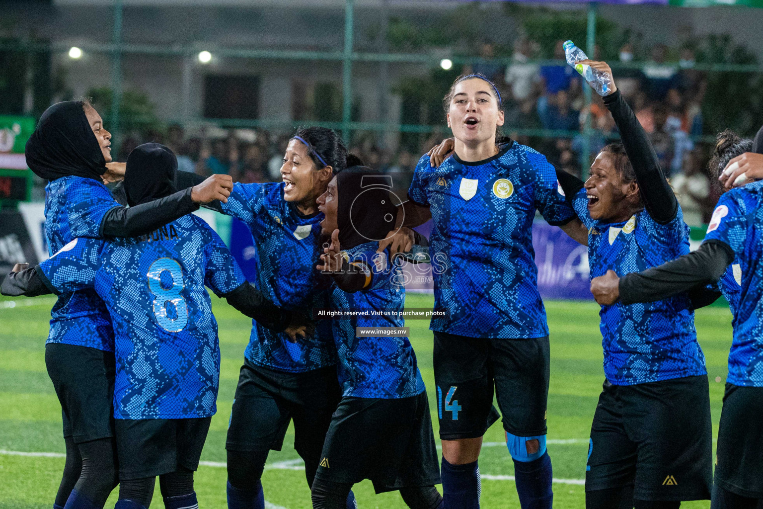 Ports Limited vs WAMCO - in the Finals 18/30 Women's Futsal Fiesta 2021 held in Hulhumale, Maldives on 18 December 2021. Photos by Nausham Waheed & Shuu Abdul Sattar