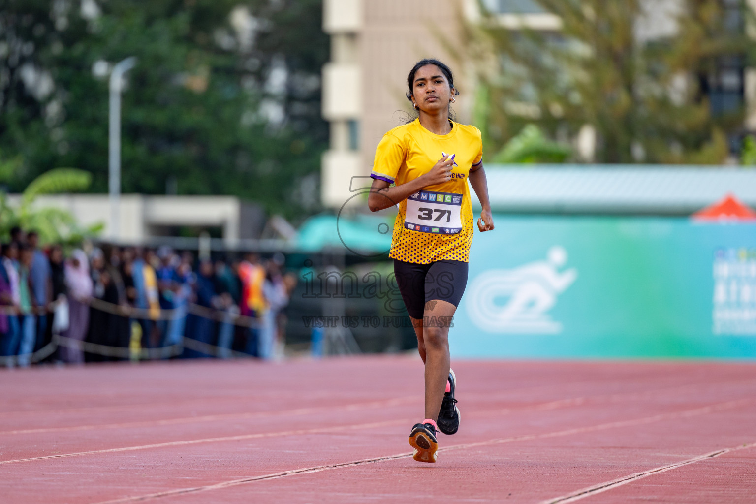 Day 2 of MWSC Interschool Athletics Championships 2024 held in Hulhumale Running Track, Hulhumale, Maldives on Sunday, 10th November 2024. 
Photos by: Hassan Simah / Images.mv