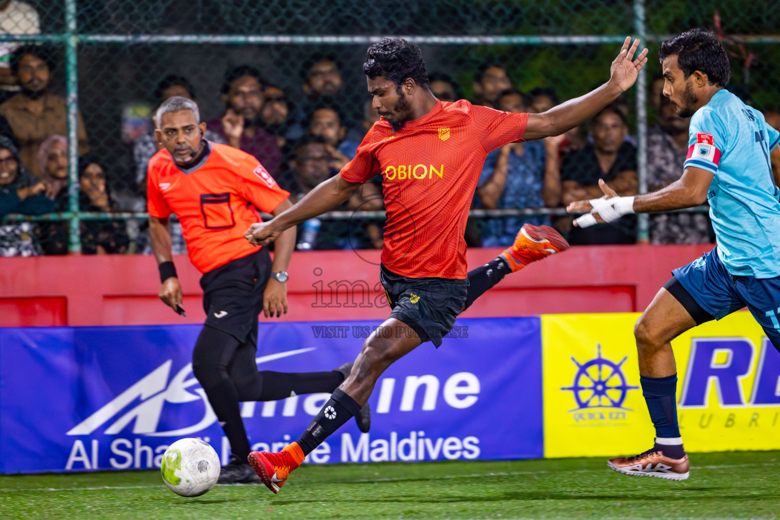 HDh Naivaadhoo vs HA Dhidhoo on Day 35 of Golden Futsal Challenge 2024 was held on Tuesday, 20th February 2024, in Hulhumale', Maldives
Photos: Mohamed Mahfooz Moosa, / images.mv