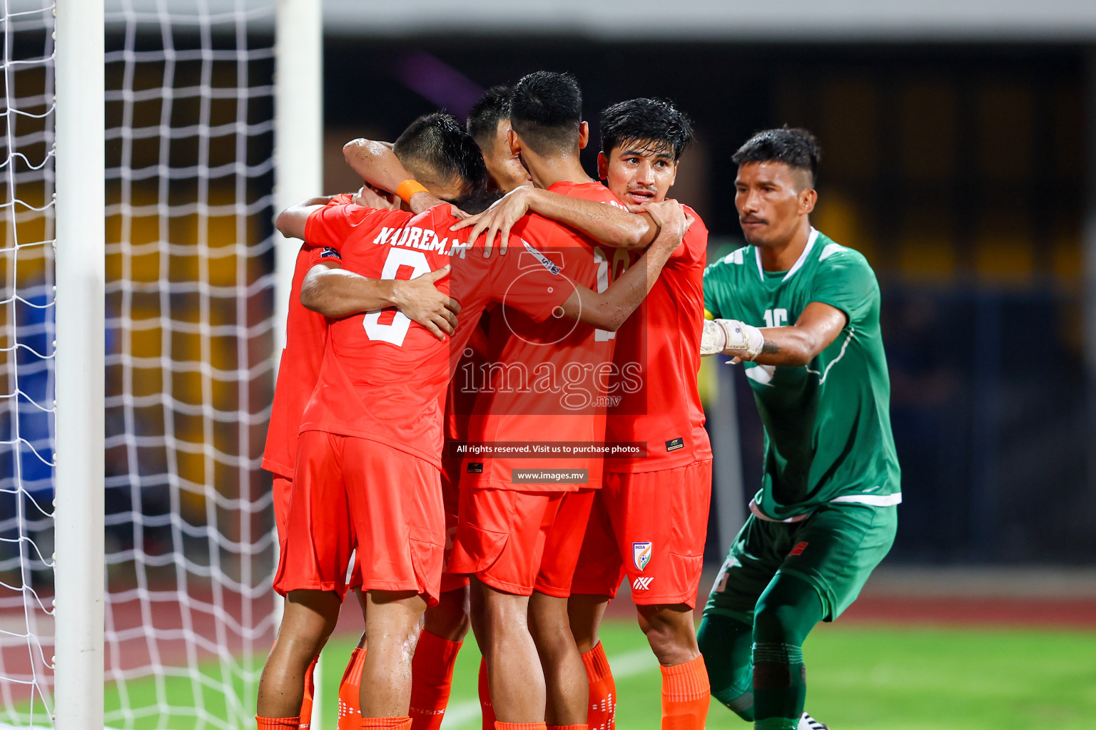 Nepal vs India in SAFF Championship 2023 held in Sree Kanteerava Stadium, Bengaluru, India, on Saturday, 24th June 2023. Photos: Nausham Waheed, Hassan Simah / images.mv