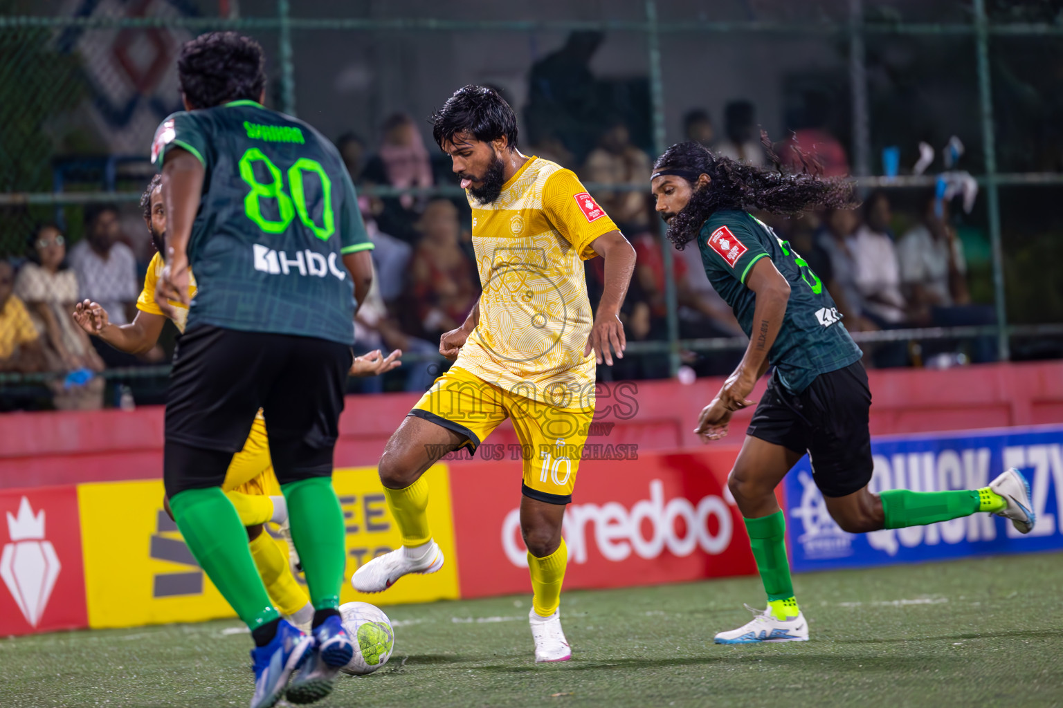 Hulhumale vs Maafannu on Day 36 of Golden Futsal Challenge 2024 was held on Wednesday, 21st February 2024, in Hulhumale', Maldives
Photos: Ismail Thoriq, / images.mv