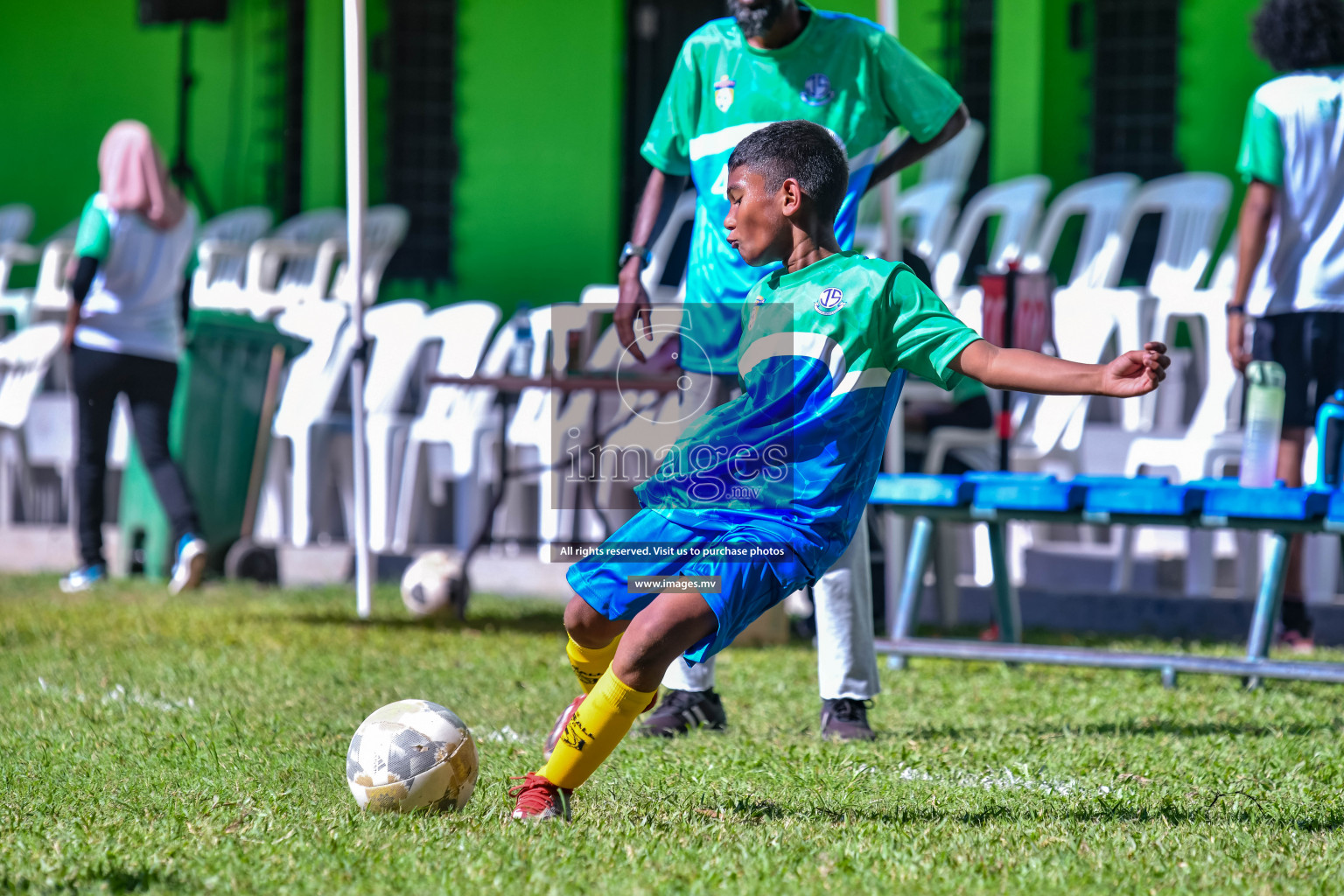 Day 2 of Milo Kids Football Fiesta 2022 was held in Male', Maldives on 20th October 2022. Photos: Nausham Waheed/ images.mv