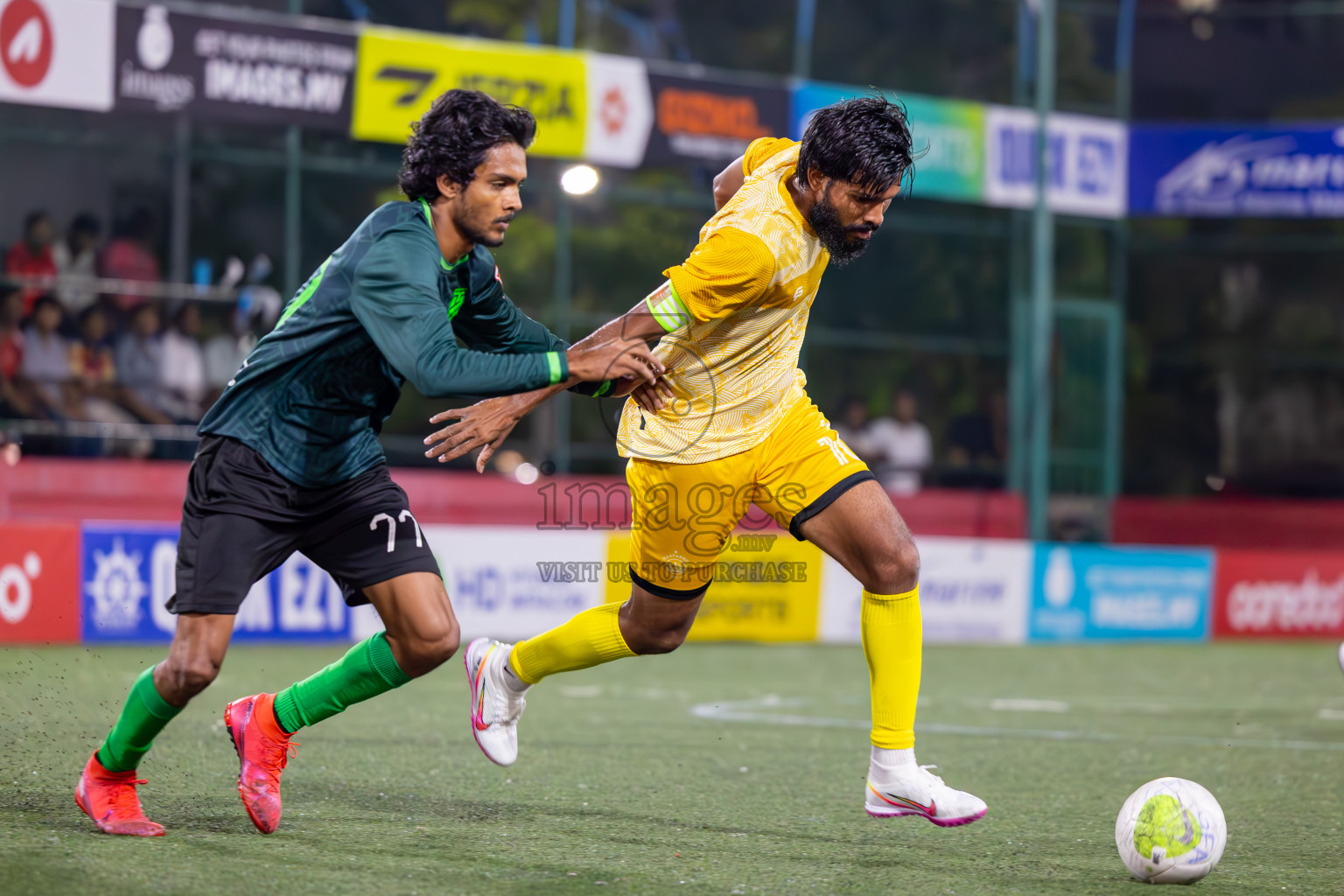 Hulhumale vs Maafannu on Day 36 of Golden Futsal Challenge 2024 was held on Wednesday, 21st February 2024, in Hulhumale', Maldives
Photos: Ismail Thoriq, / images.mv