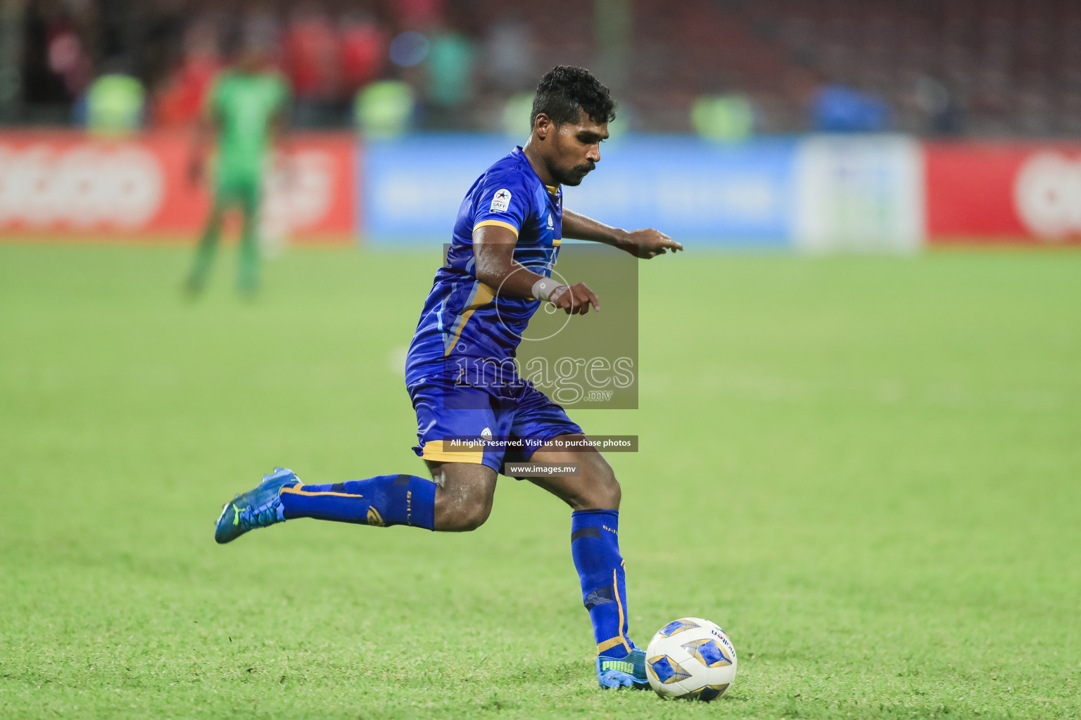 Nepal vs Sri Lanka in SAFF Championship 2021 held on 4th October 2021 in Galolhu National Stadium, Male', Maldives