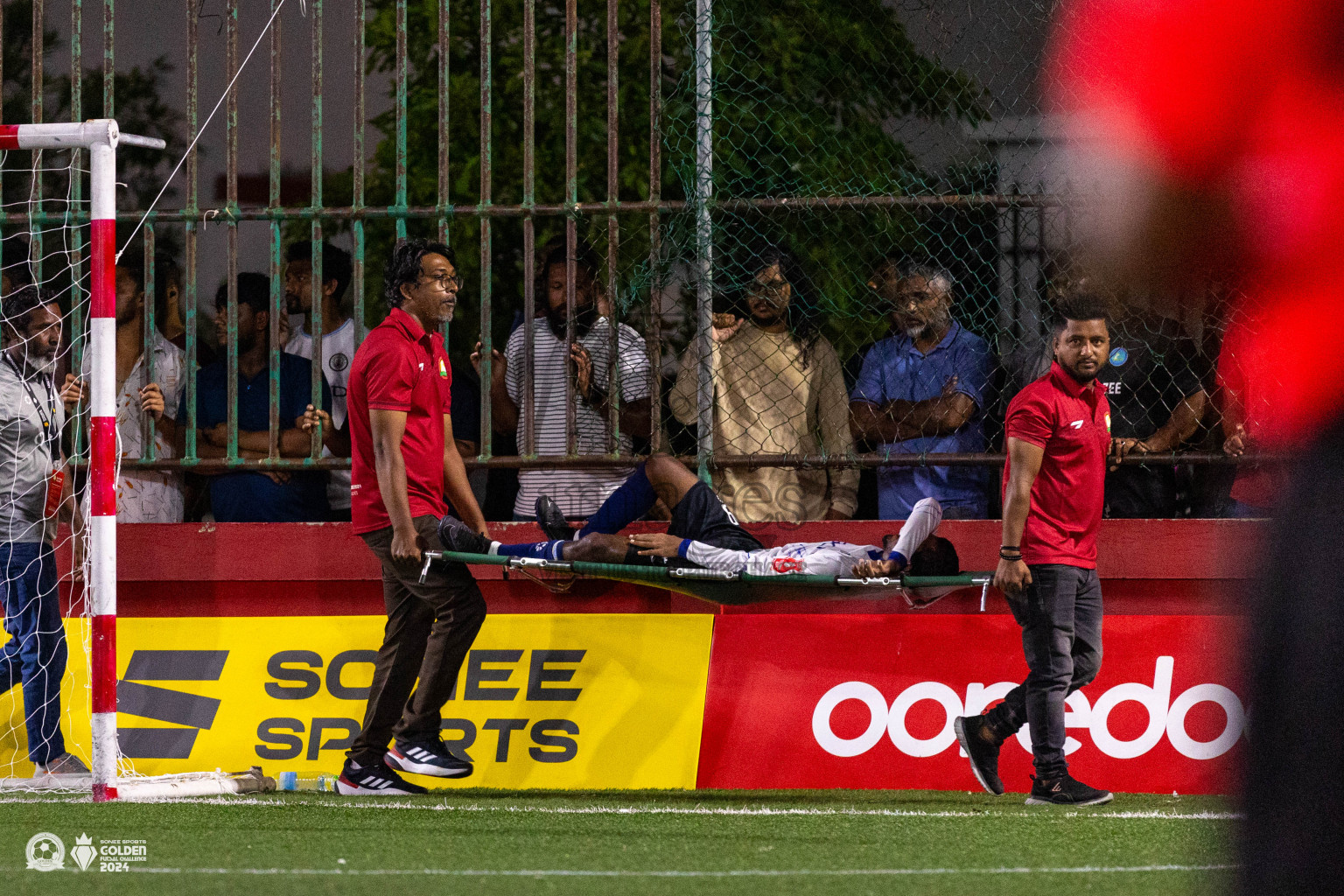 ADh Mandhoo vs ADh Omadhoo in Day 7 of Golden Futsal Challenge 2024 was held on Saturday, 20th January 2024, in Hulhumale', Maldives Photos: Ismail Thoriq / images.mv