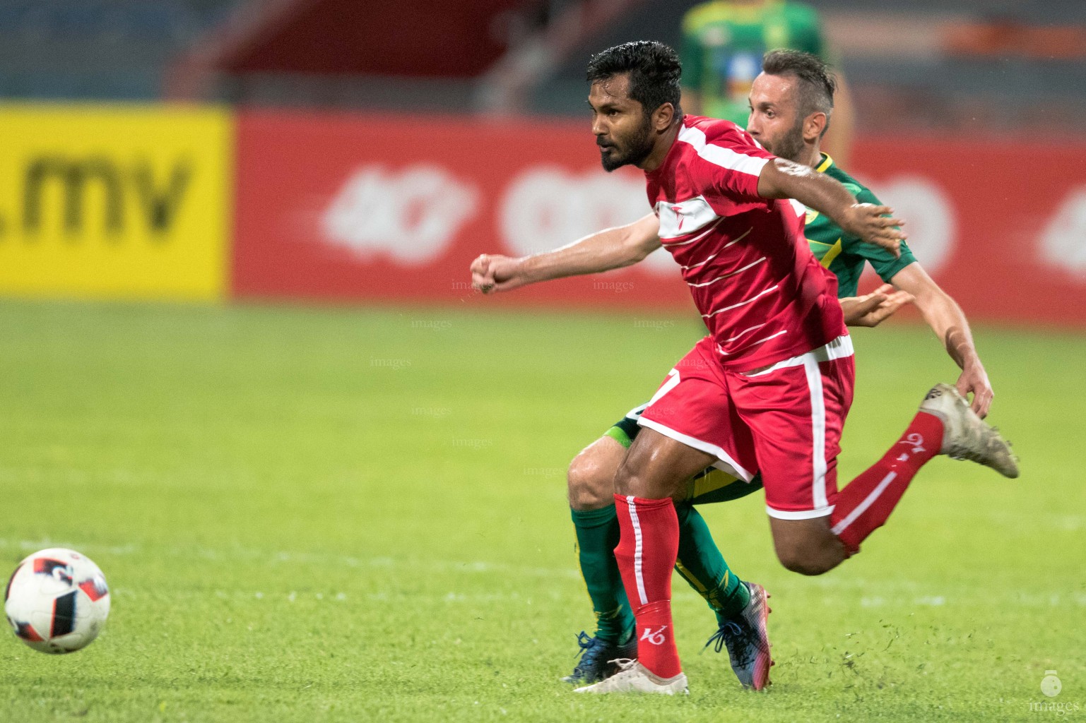 Ooredoo Dhivehi Premier League 2017, Maziya SRC vs Kudahuvadhoo in Male , Maldives. Saturday, October . 14, 2017. ( Images.mv Photo : Abdulla Abeedh )