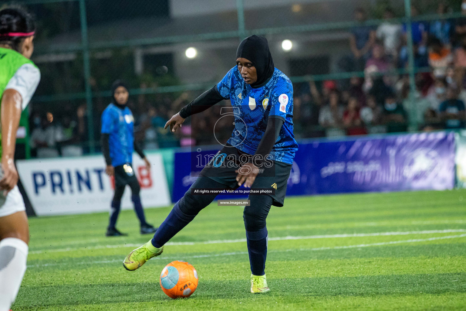 orts Limited vs WAMCO - in the Finals 18/30 Women's Futsal Fiesta 2021 held in Hulhumale, Maldives on 18 December 2021. Photos by Shuu Abdul Sattar