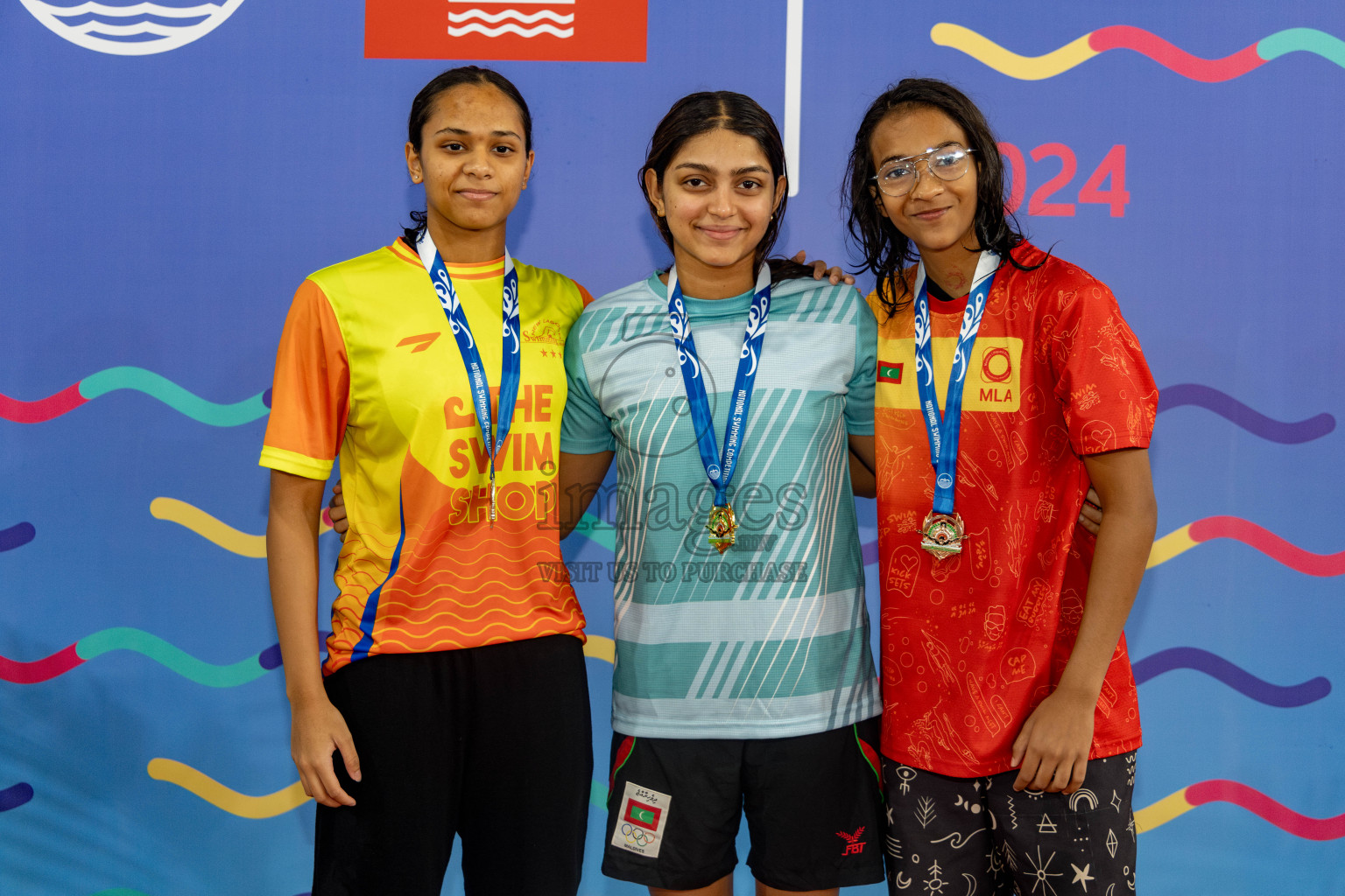 Day 6 of National Swimming Competition 2024 held in Hulhumale', Maldives on Wednesday, 18th December 2024. 
Photos: Hassan Simah / images.mv