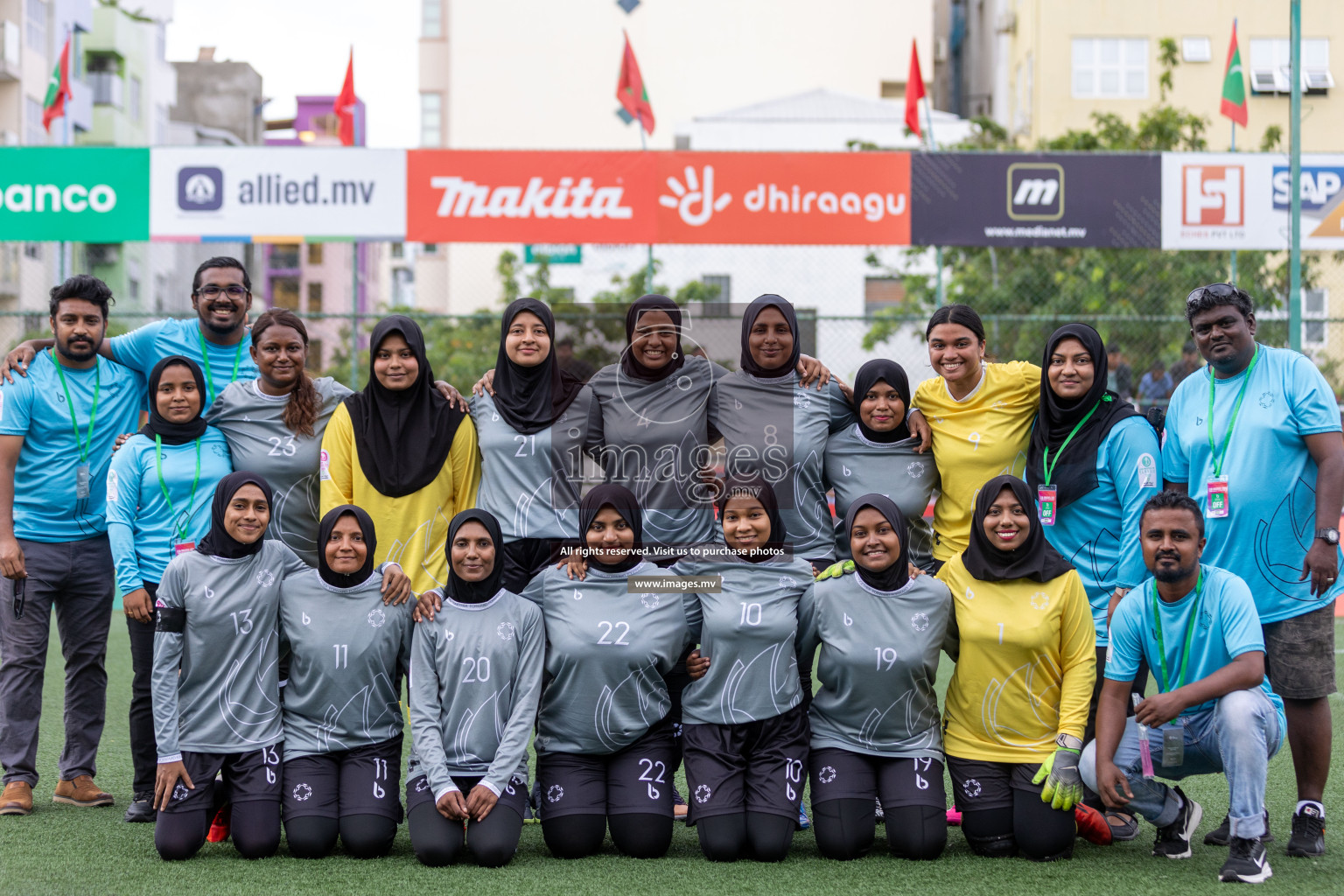 Hulhumale Hospital vs MIRA SC in 18/30 Futsal Fiesta Classic 2023 held in Hulhumale, Maldives, on Friday, 21st July 2023 Photos: Mohamed Mahfooz Moosa / images.mv