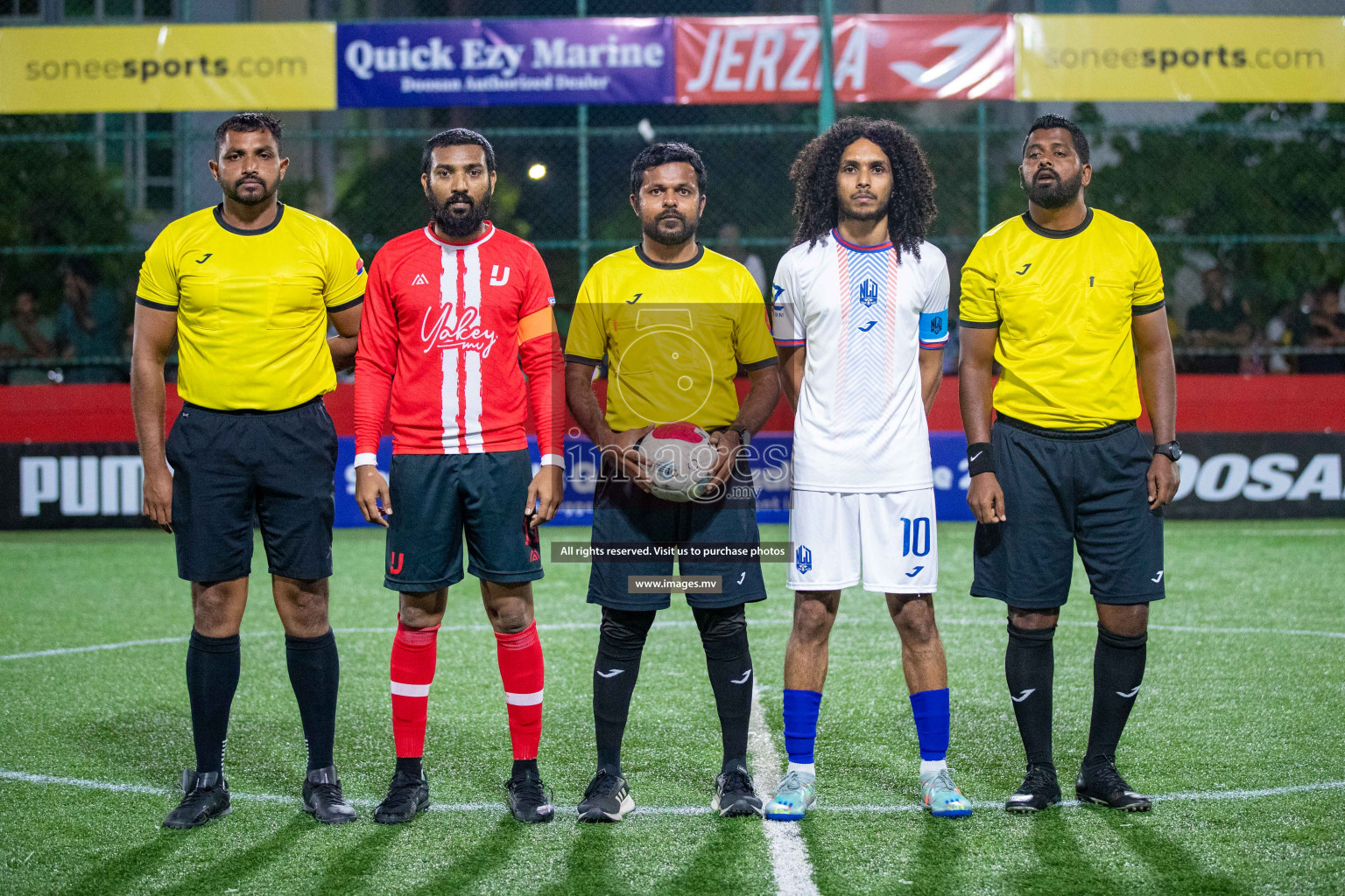 GA. Kanduhulhudhoo vs GA. Nilandhoo in Day 7 of Golden Futsal Challenge 2023 on 11 February 2023 in Hulhumale, Male, Maldives