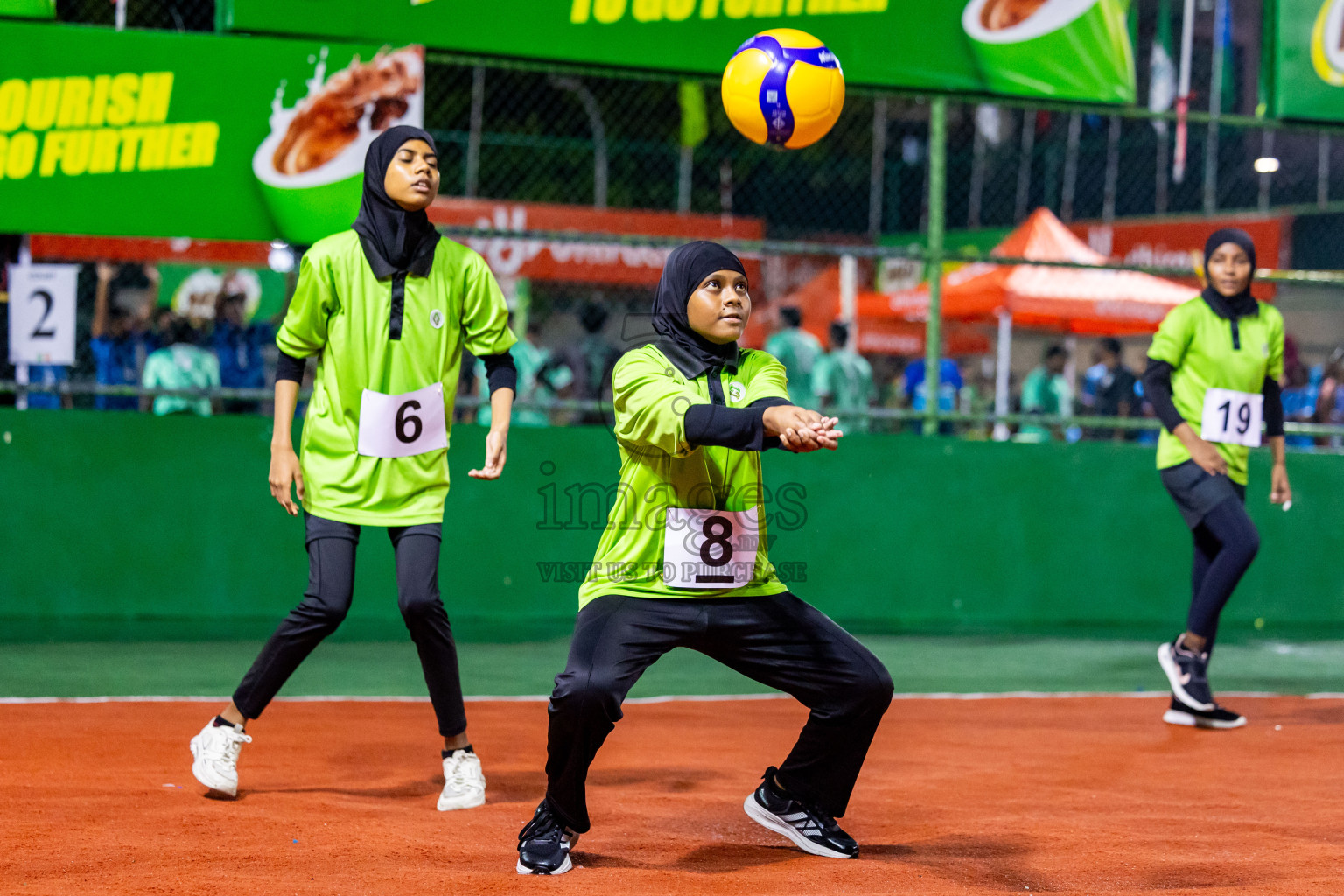 Day 2 of Interschool Volleyball Tournament 2024 was held in Ekuveni Volleyball Court at Male', Maldives on Sunday, 24th November 2024. Photos: Nausham Waheed / images.mv