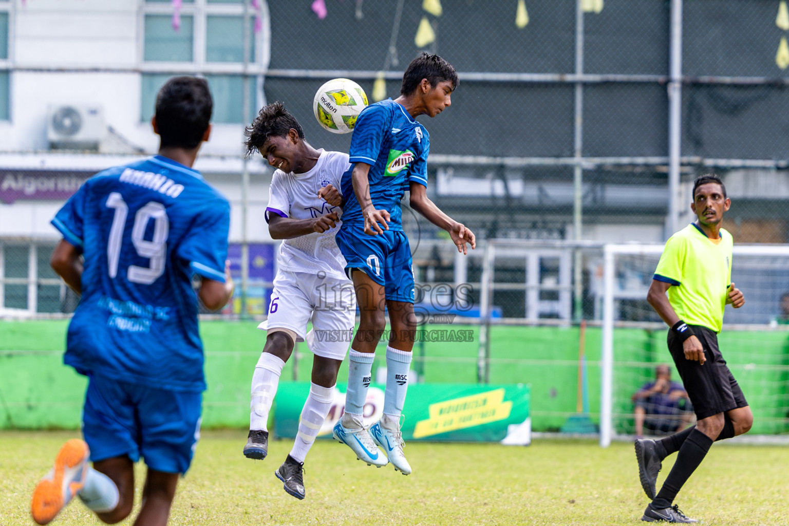 Day 3 of MILO Academy Championship 2024 (U-14) was held in Henveyru Stadium, Male', Maldives on Saturday, 2nd November 2024.
Photos: Hassan Simah / Images.mv