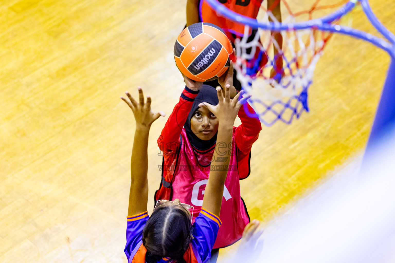 Day 2 of 25th Inter-School Netball Tournament was held in Social Center at Male', Maldives on Saturday, 10th August 2024. Photos: Nausham Waheed / images.mv