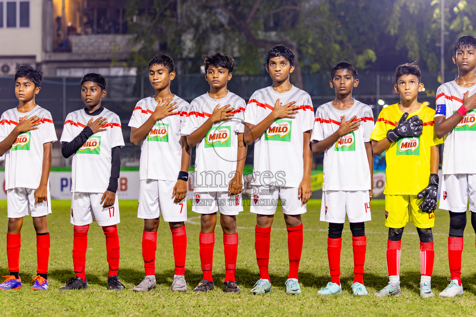 Under 12 Victory vs TC on day 3 of Dhivehi Youth League 2024 held at Henveiru Stadium on Saturday, 23rd November 2024. Photos: Nausham Waheed/ Images.mv