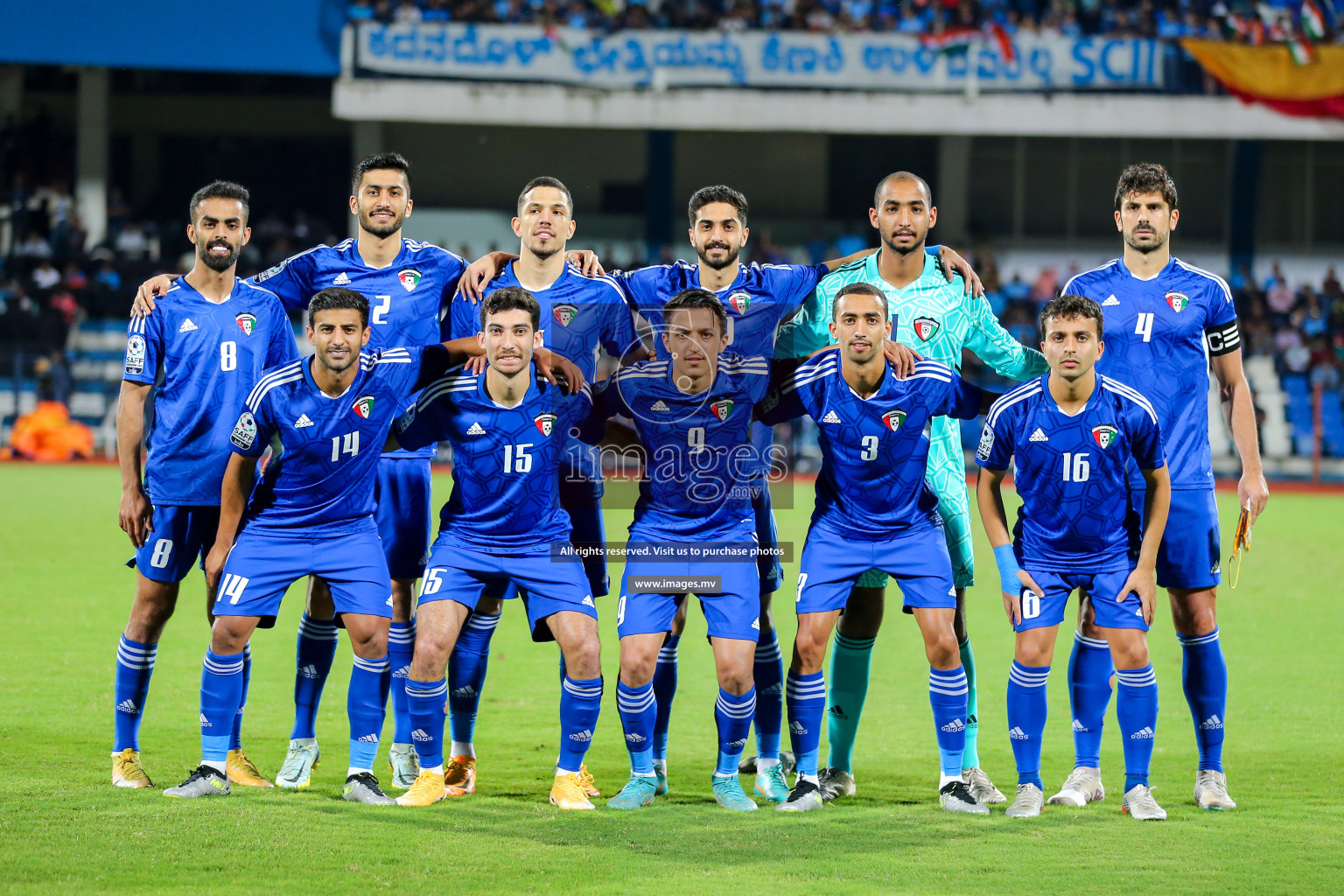 Kuwait vs India in the Final of SAFF Championship 2023 held in Sree Kanteerava Stadium, Bengaluru, India, on Tuesday, 4th July 2023. Photos: Nausham Waheed, Hassan Simah / images.mv