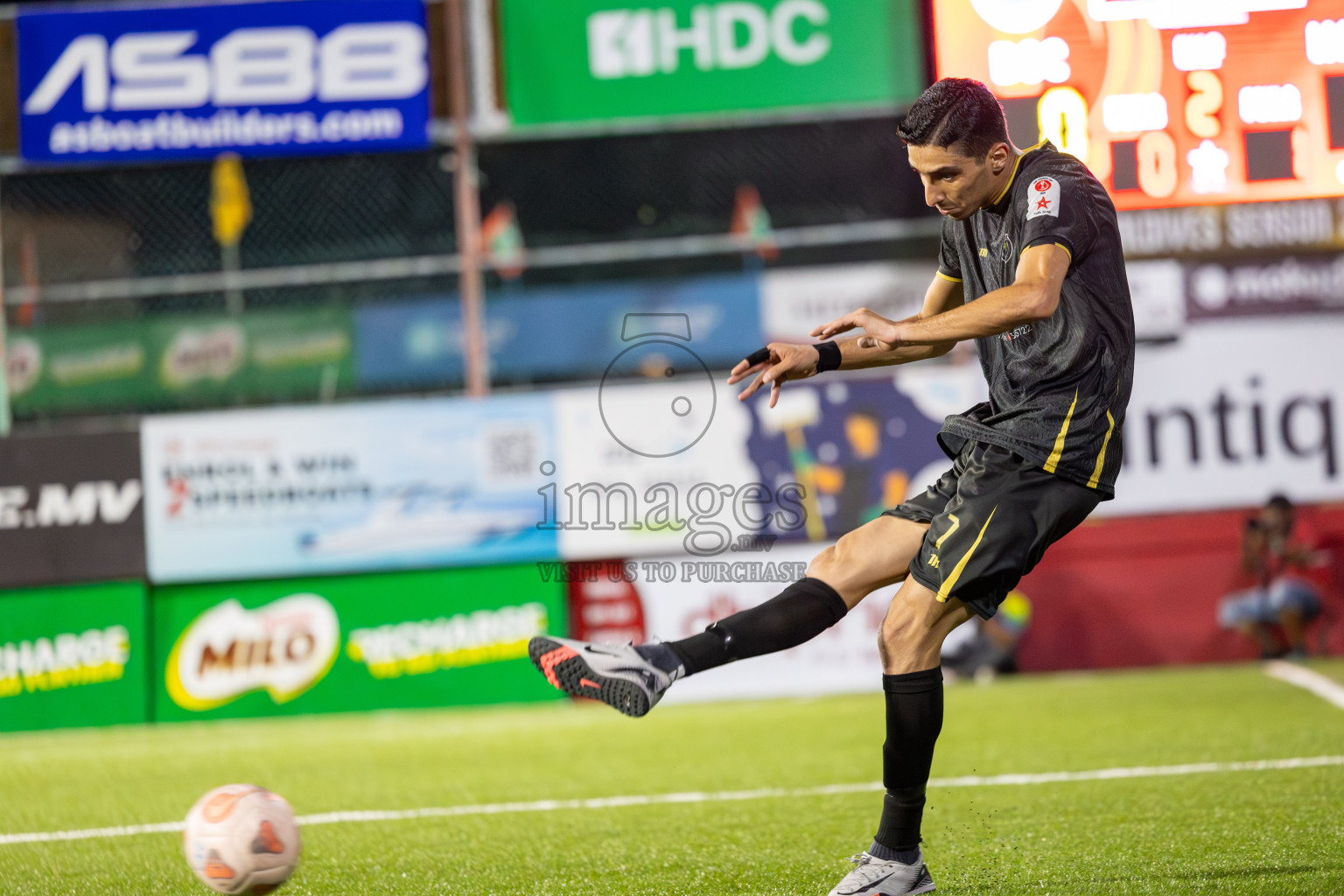 DSC vs CIM in Day 4 of Club Maldives Cup 2025 was held in Rehendi Futsal Ground, Hulhumale', Maldives on Thursday, 2nd October 2025. Photos: Mohamed Mahfooz Moosa / images.mv