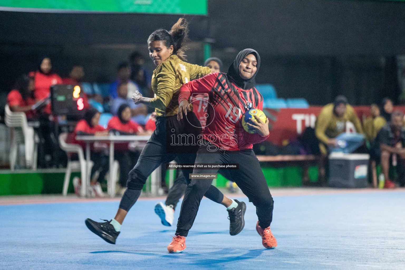 Day 6 of 6th MILO Handball Maldives Championship 2023, held in Handball ground, Male', Maldives on Thursday, 25th May 2023 Photos: Shuu Abdul Sattar/ Images.mv