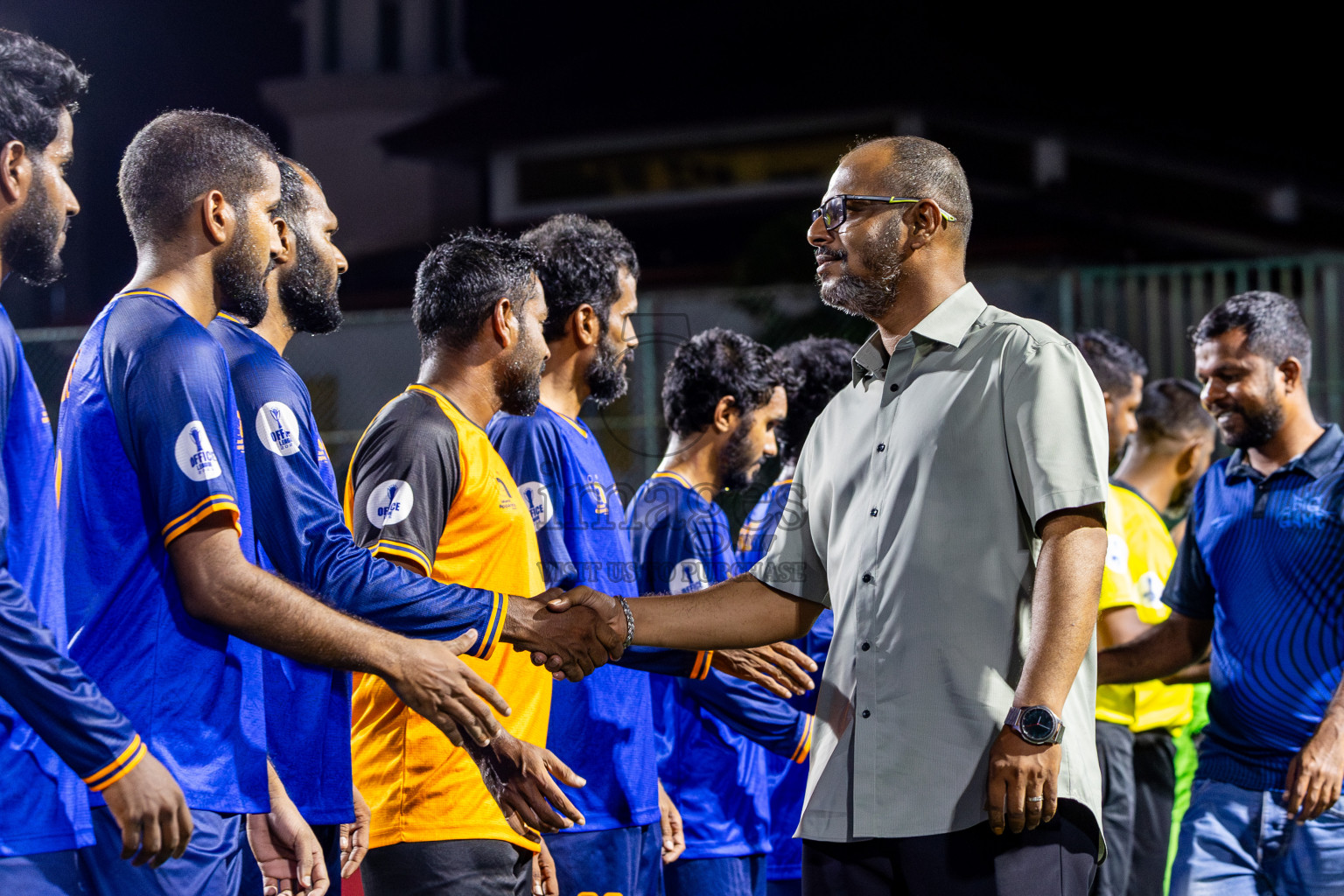 Dharumavantha vs Customs RC in Day 13 of Office League 2025 was held on Monday, 28th April 2025 in Hulhumale', Maldives. Photos: Nausham Waheed / images.mv