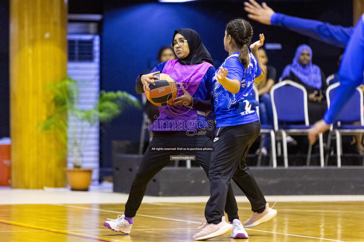 Day7 of 24th Interschool Netball Tournament 2023 was held in Social Center, Male', Maldives on 2nd November 2023. Photos: Nausham Waheed / images.mv