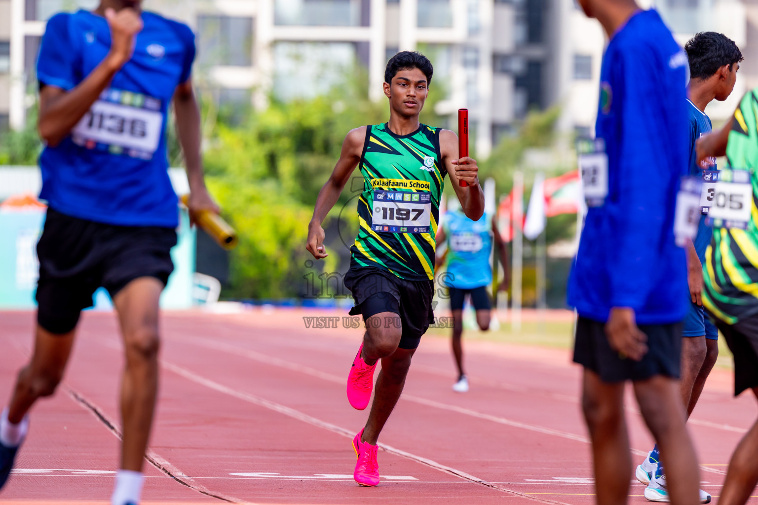 Day 5 of MWSC Interschool Athletics Championships 2024 held in Hulhumale Running Track, Hulhumale, Maldives on Wednesday, 13th November 2024. Photos by: Nausham Waheed / Images.mv