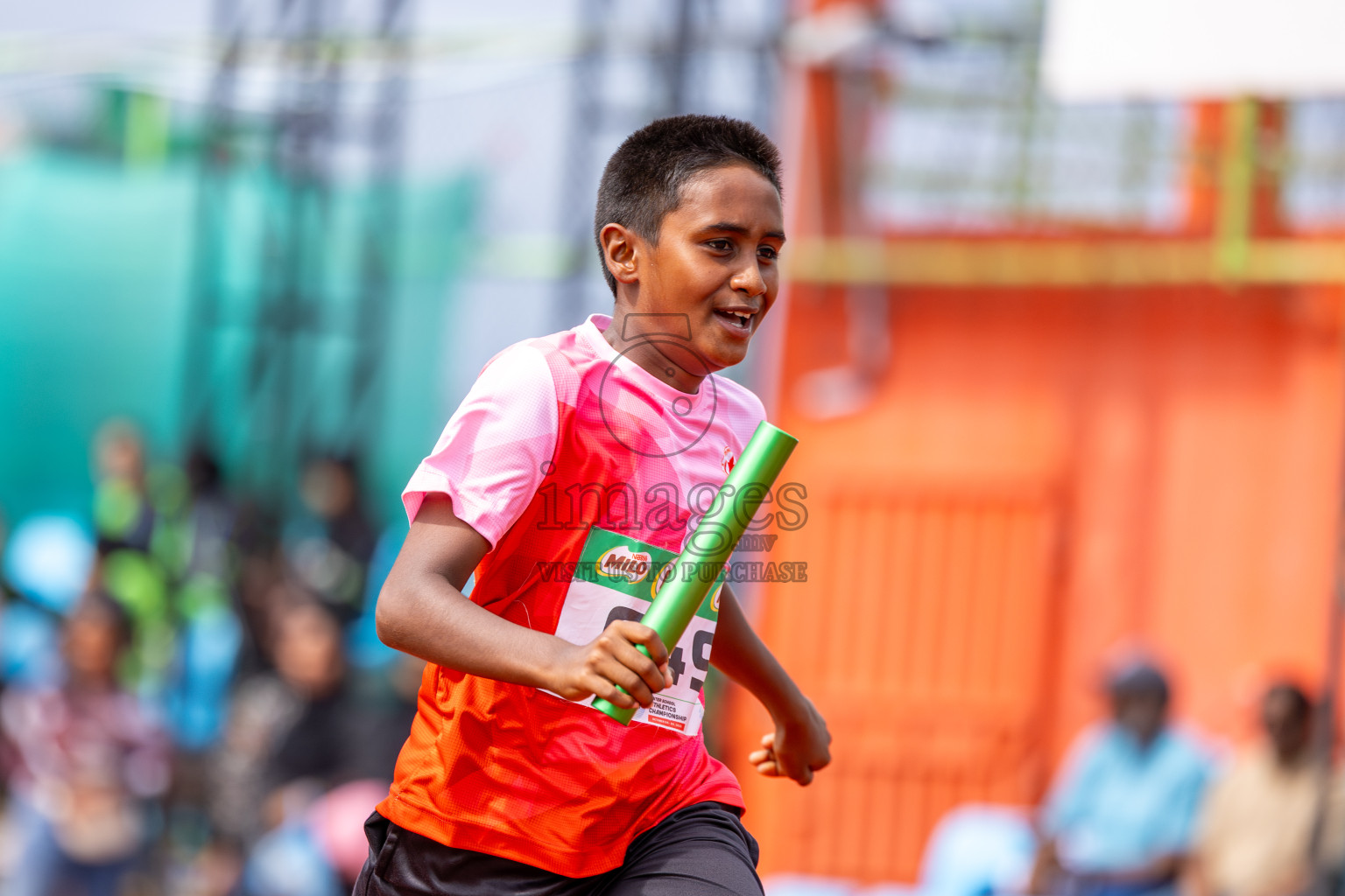 Day 6 of Inter-school Athletics Championship 2025 held in Ekuveni Synthetic Track, Male', Maldives on Sunday, 12th October 2025. Photos by: Ismail Thoriq / Images.mv