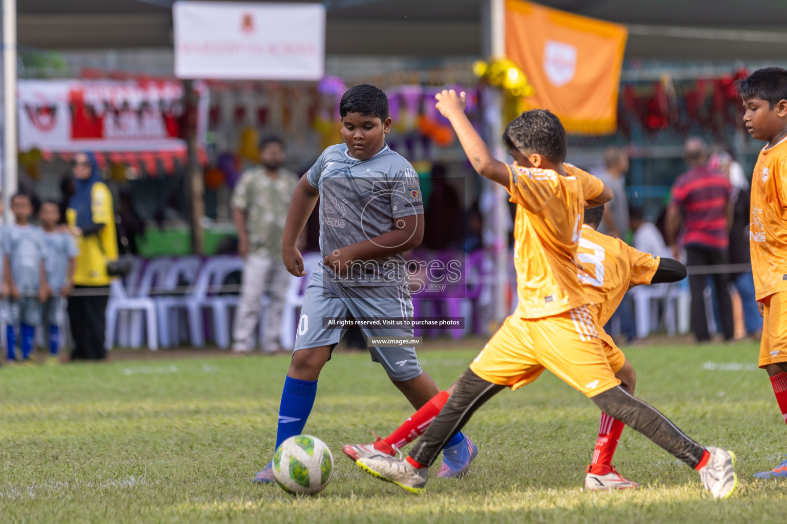 Day 3 of Nestle Kids Football Fiesta, held in Henveyru Football Stadium, Male', Maldives on Friday, 13th October 2023
Photos: Hassan Simah, Ismail Thoriq / images.mv