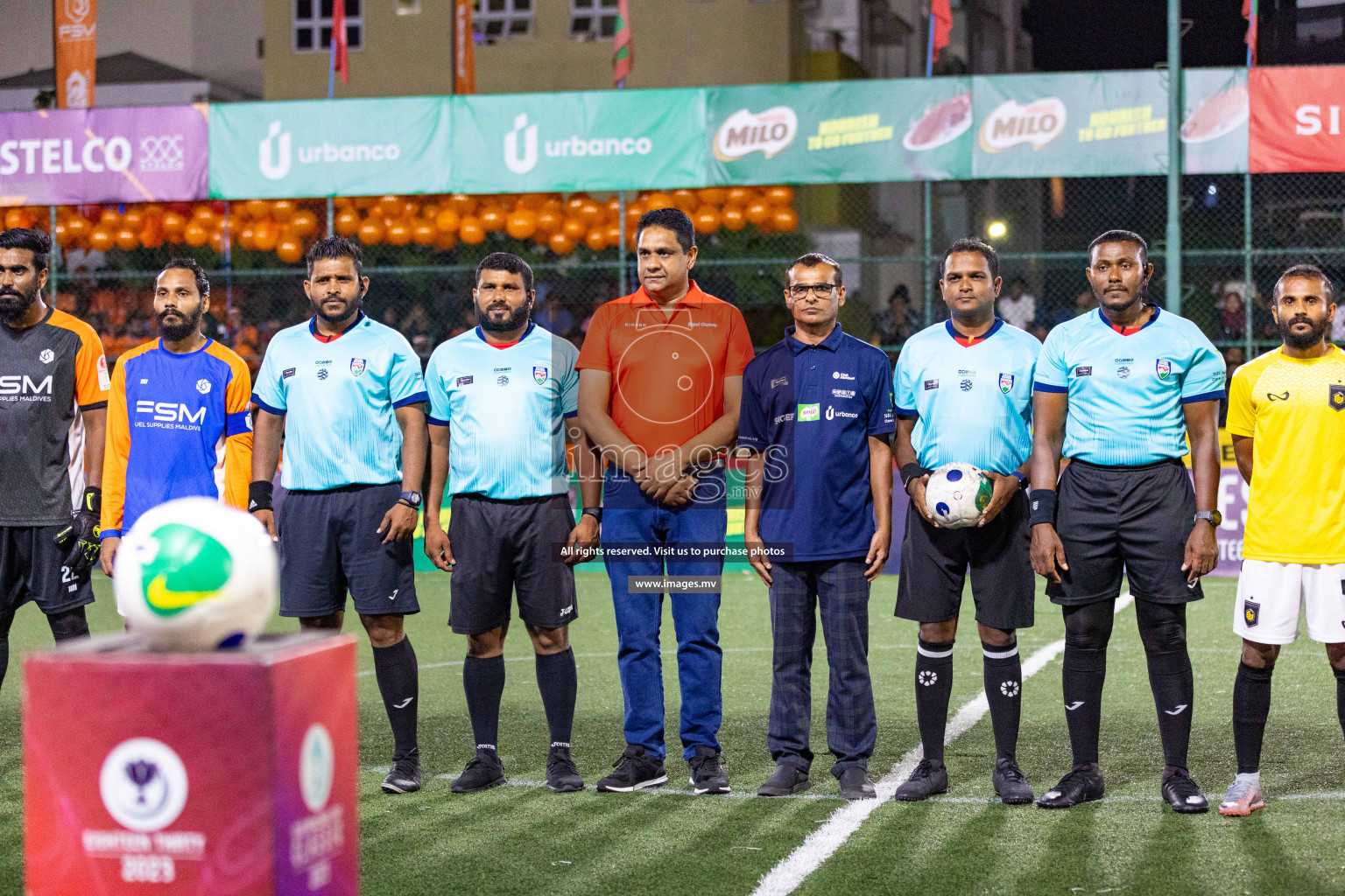 RRC vs Team FSM in Semi Final of Club Maldives Cup 2023 held in Hulhumale, Maldives, on Wednesday, 16th August 2023 Photos: Nausham Waheed / images.mv