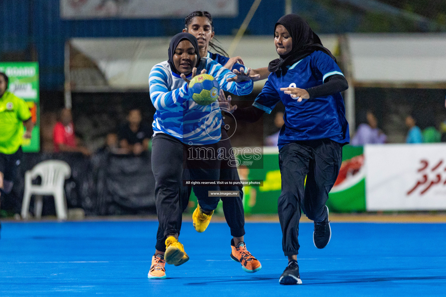 Quarter Final of 7th Inter-Office/Company Handball Tournament 2023, held in Handball ground, Male', Maldives on Friday, 20th October 2023 Photos: Nausham Waheed/ Images.mv