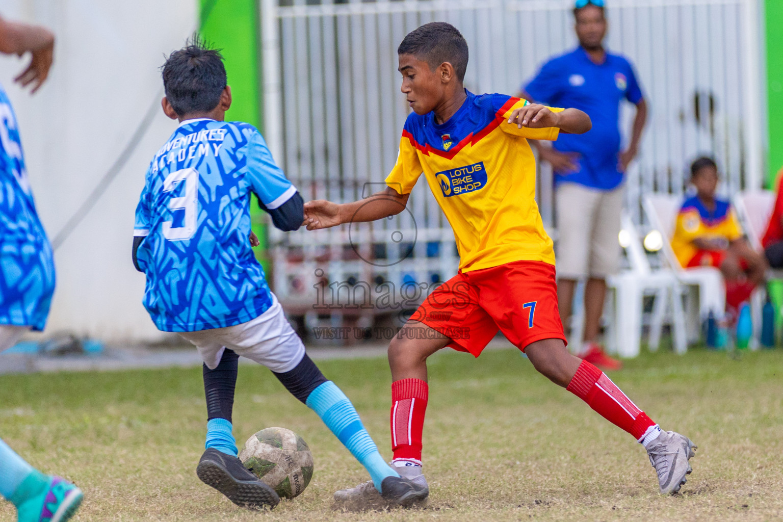 Day 2  of MILO Academy Championship 2024 - U12 was held at Henveiru Grounds in Male', Maldives on Thursday, 5th July 2024. Photos: Shuu Abdul Sattar / images.mv