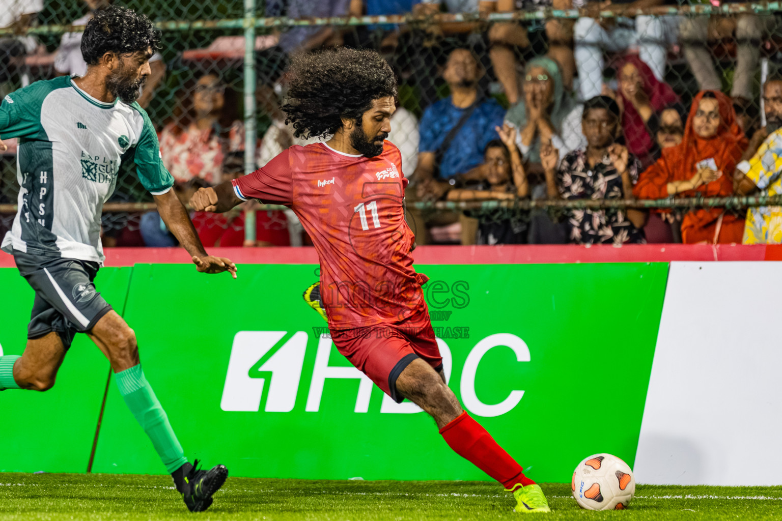 Team HPSN vs Club Binara in Club Maldives Cup Classic 2025 held in Rehendi Futsal Ground, Hulhumale', Maldives on Monday, 15th September 2025. Photos: Areef / images.mv