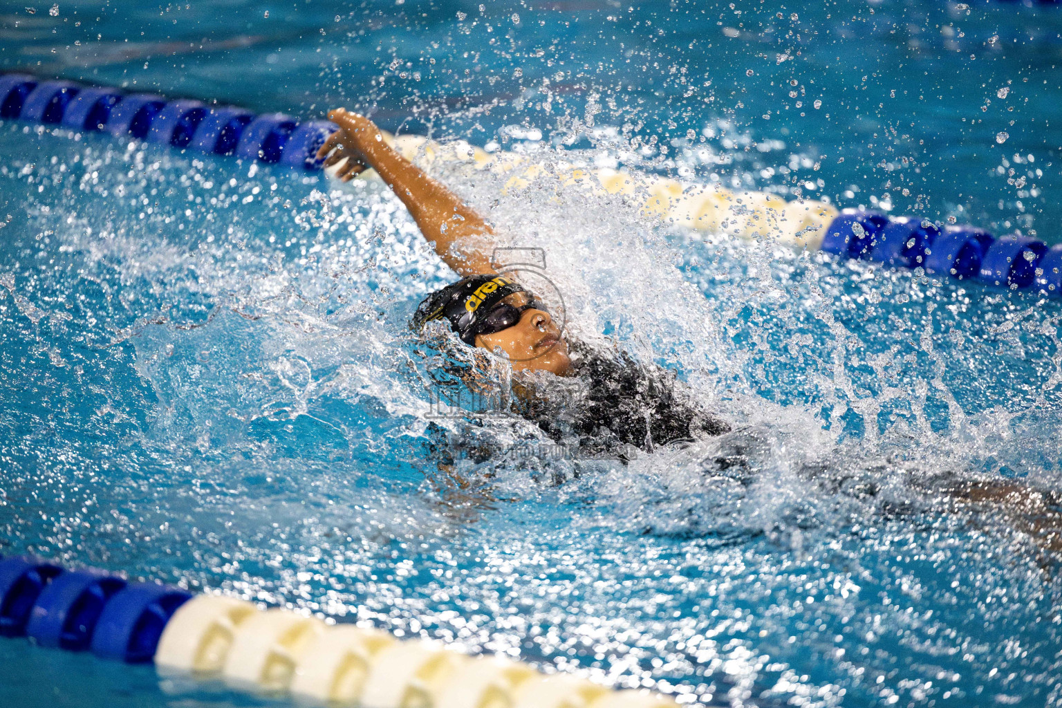 Day 6 of National Swimming Competition 2024 held in Hulhumale', Maldives on Wednesday, 18th December 2024. Photos: Mohamed Mahfooz Moosa / images.mv