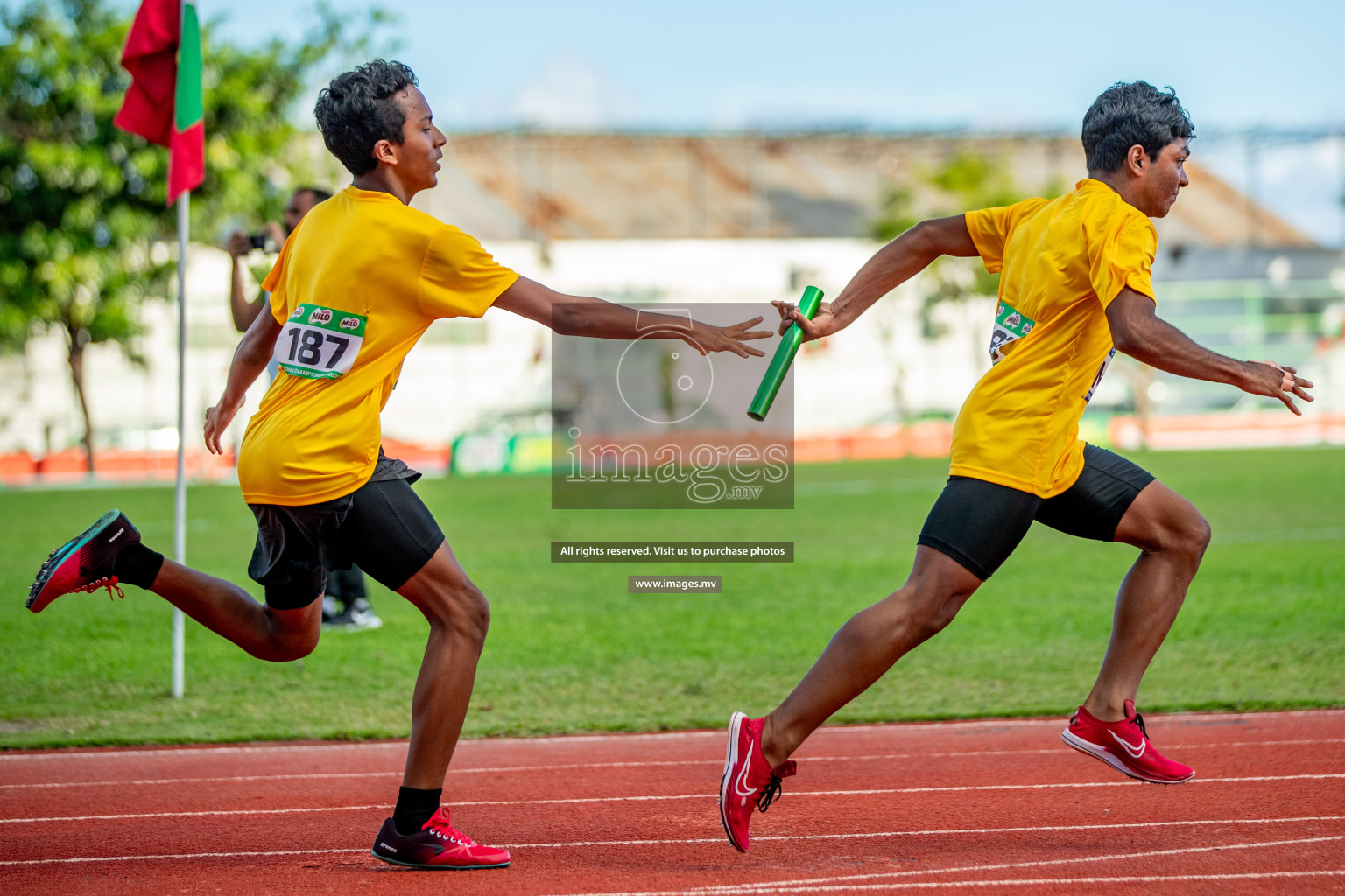 Day 3 of National Athletics Championship 2023 was held in Ekuveni Track at Male', Maldives on Saturday, 25th November 2023. Photos: Hassan Simah / images.mv