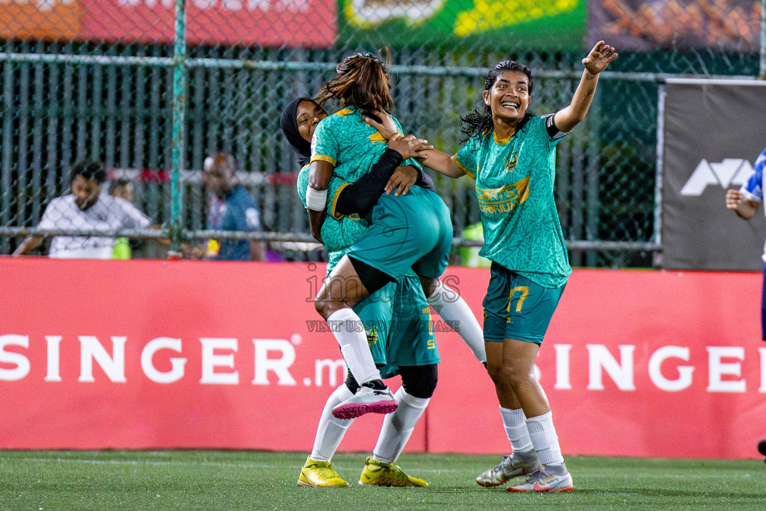 WAMCO vs POLICE CLUB in Eighteen Thirty 2024 2024 held in Rehendi Futsal Ground, Hulhumale', Maldives on Monday, 16th September 2024. Photos: Shu / images.mv