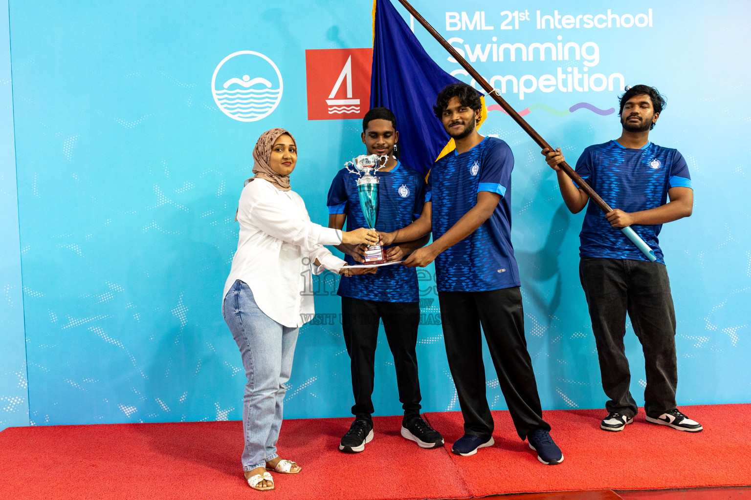 Closing Ceremony of BML 21st Interschool Swimming Competition 2025 .was held in Hulhumale' Swimming Pool, Hulhumale', Maldives on Saturday, 18th October 2025. 
Photos: Hassan Simah / images.mv