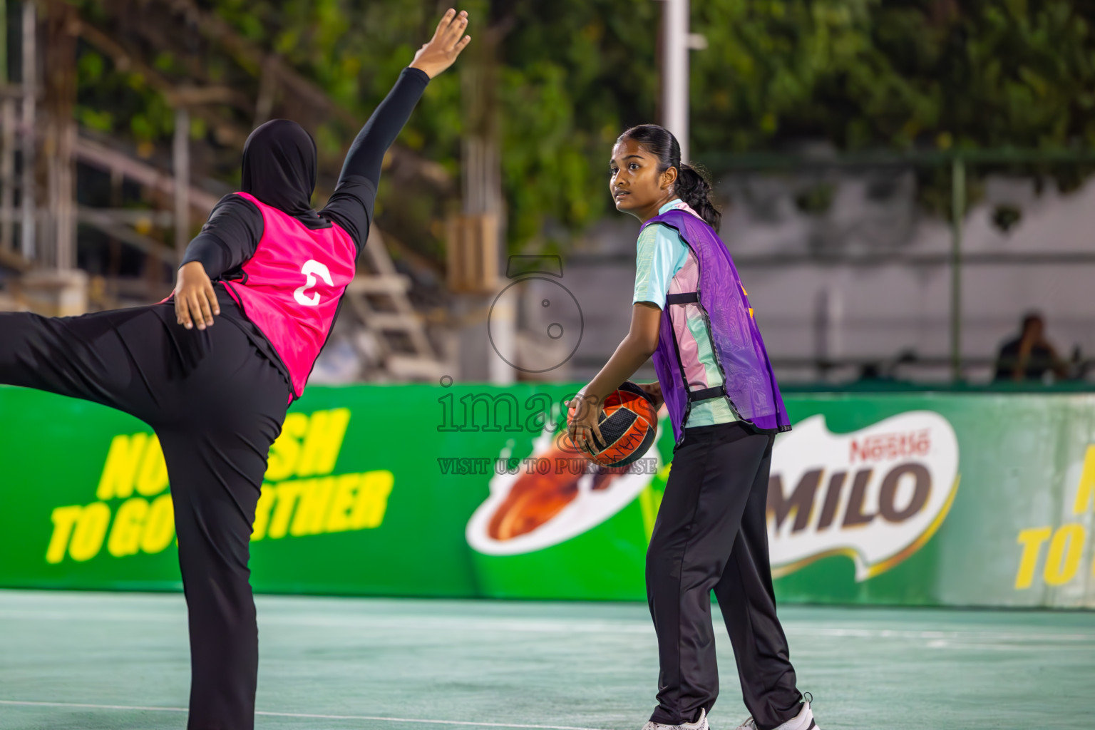 Day 1 of MILO 3x3 Netball Challenge 2024 was held in Ekuveni Netball Court at Male', Maldives on Thursday, 14th March 2024.
Photos: Ismail Thoriq / images.mv